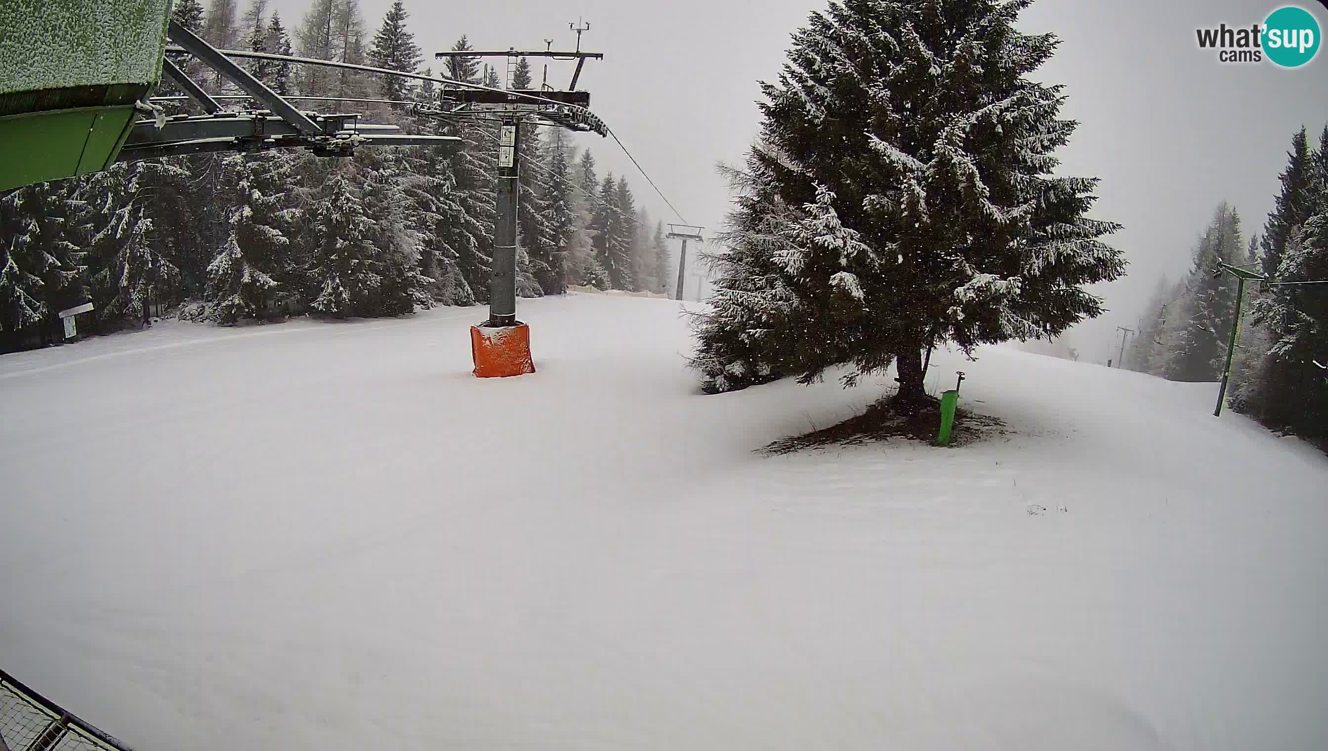 Centre de ski de Cerkno webcam Lom – Slovénie
