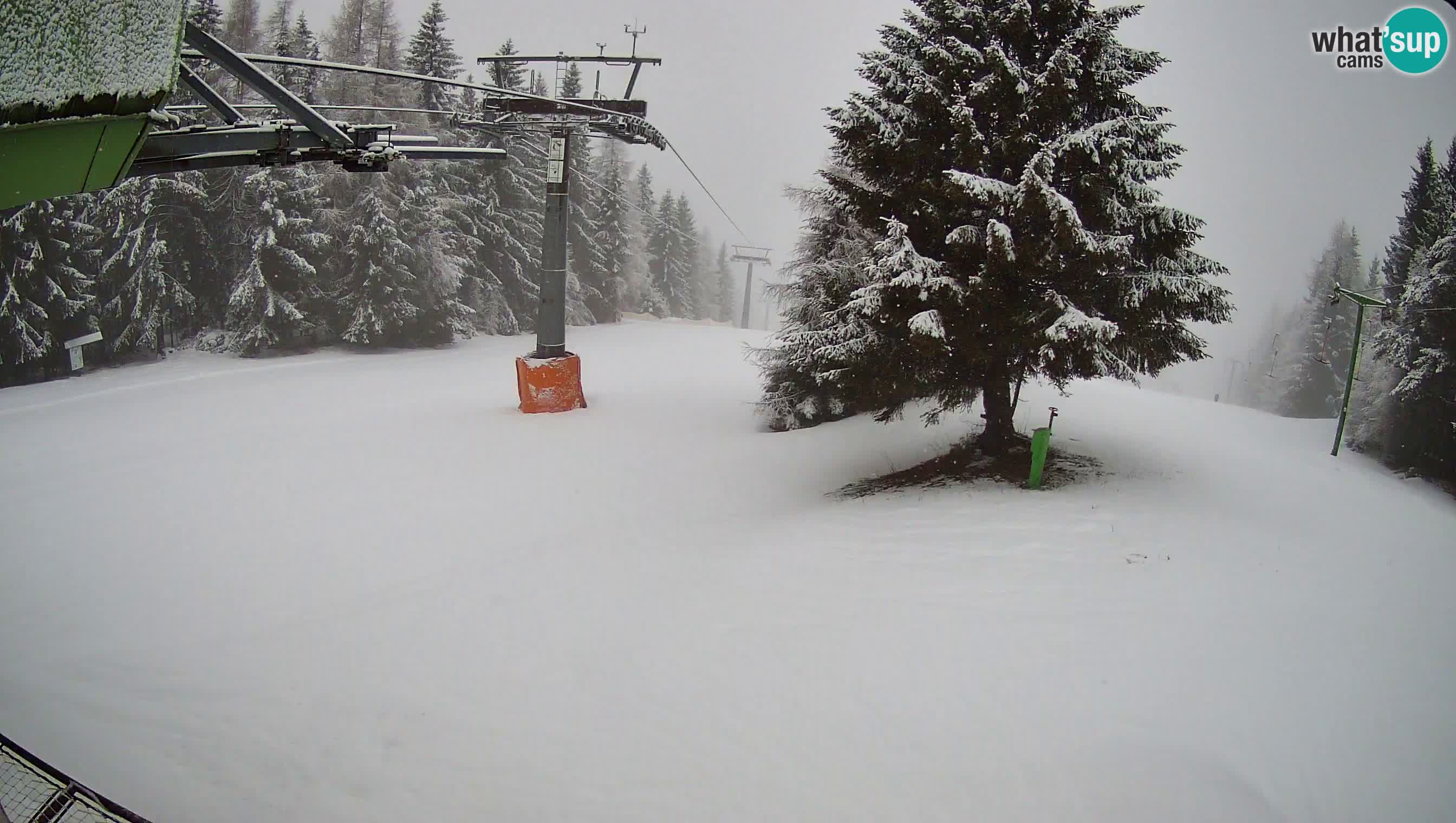 Centre de ski de Cerkno webcam Lom – Slovénie