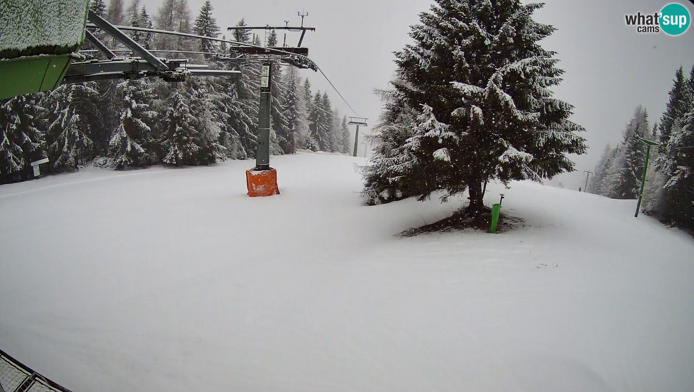 Centre de ski de Cerkno webcam Lom – Slovénie