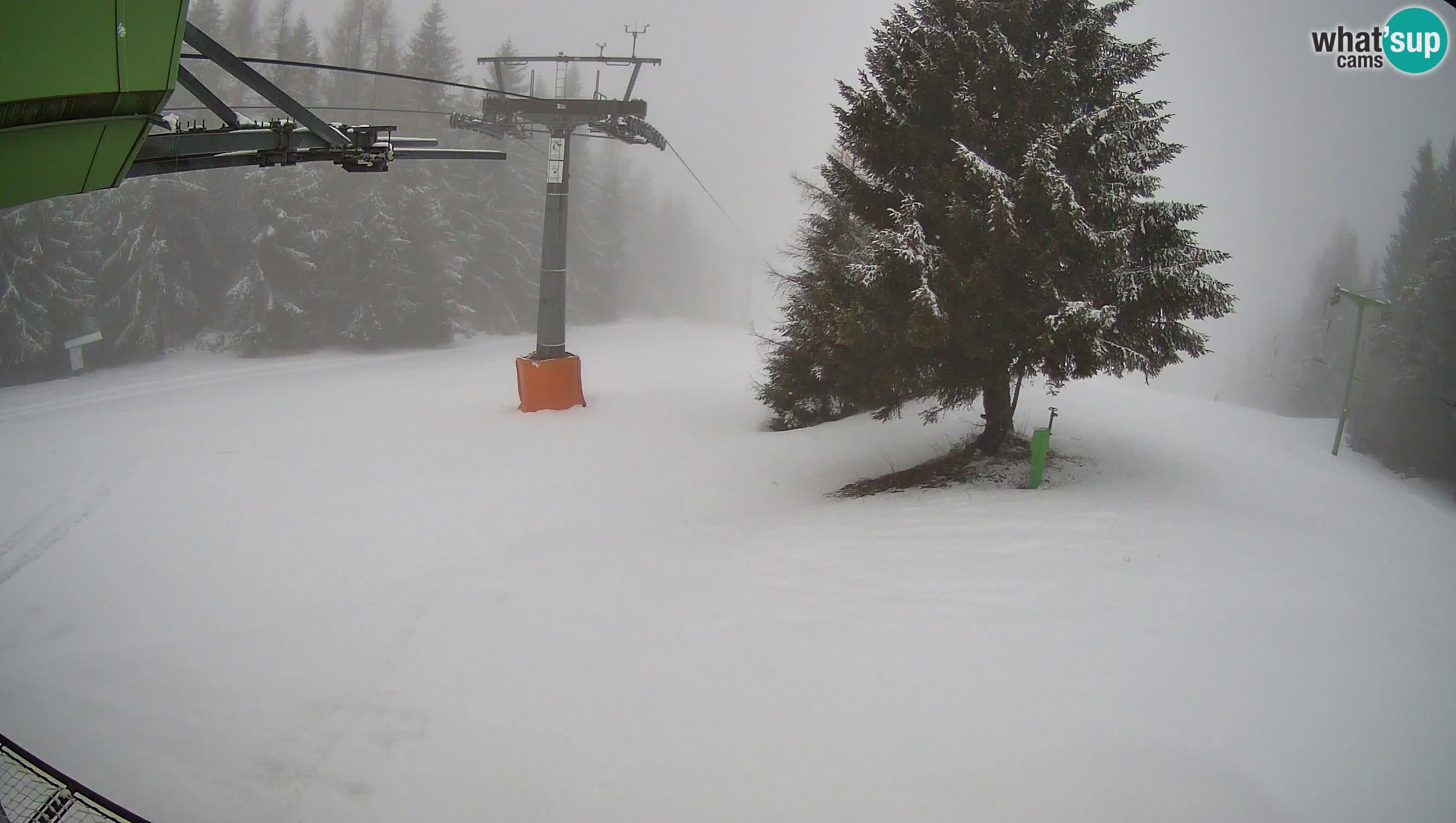 Centre de ski de Cerkno webcam Lom – Slovénie