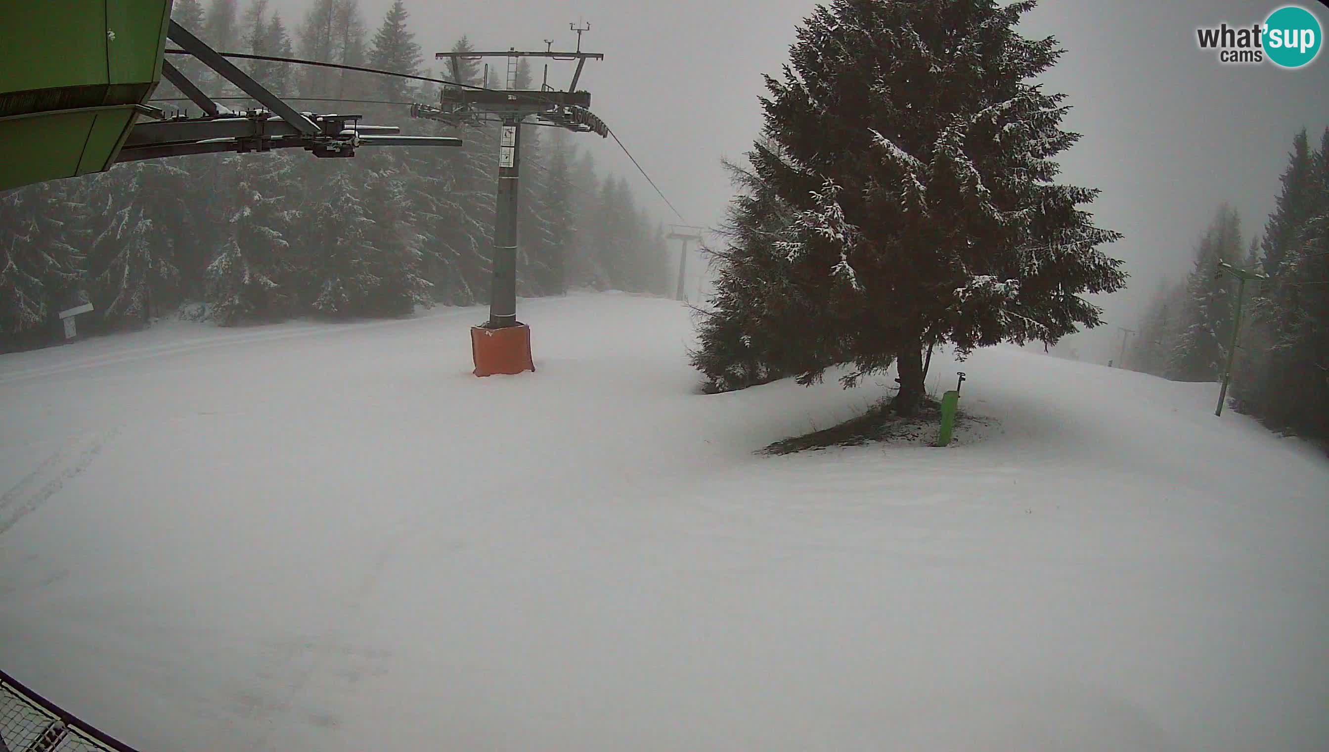 Centre de ski de Cerkno webcam Lom – Slovénie