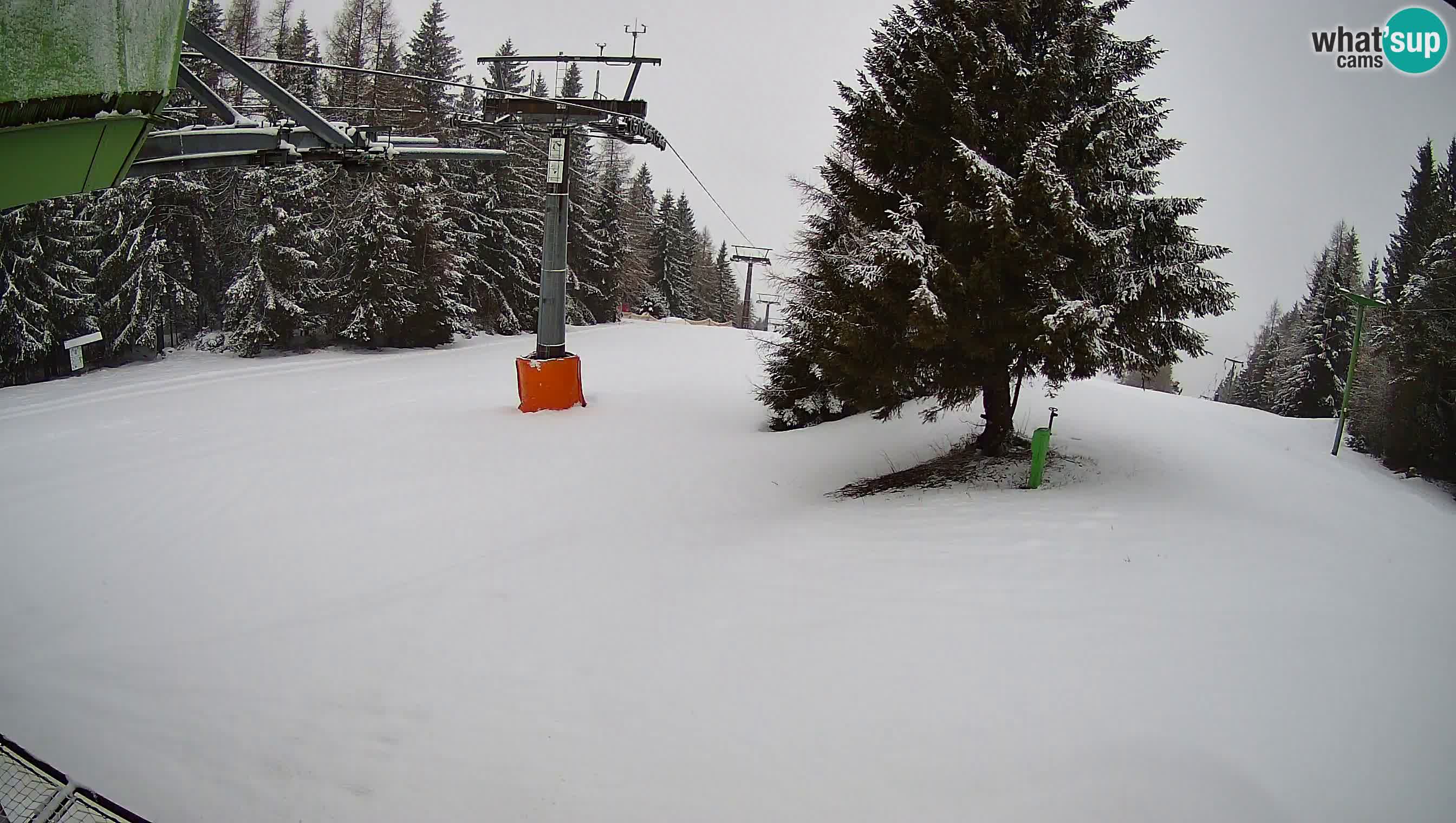 Centre de ski de Cerkno webcam Lom – Slovénie