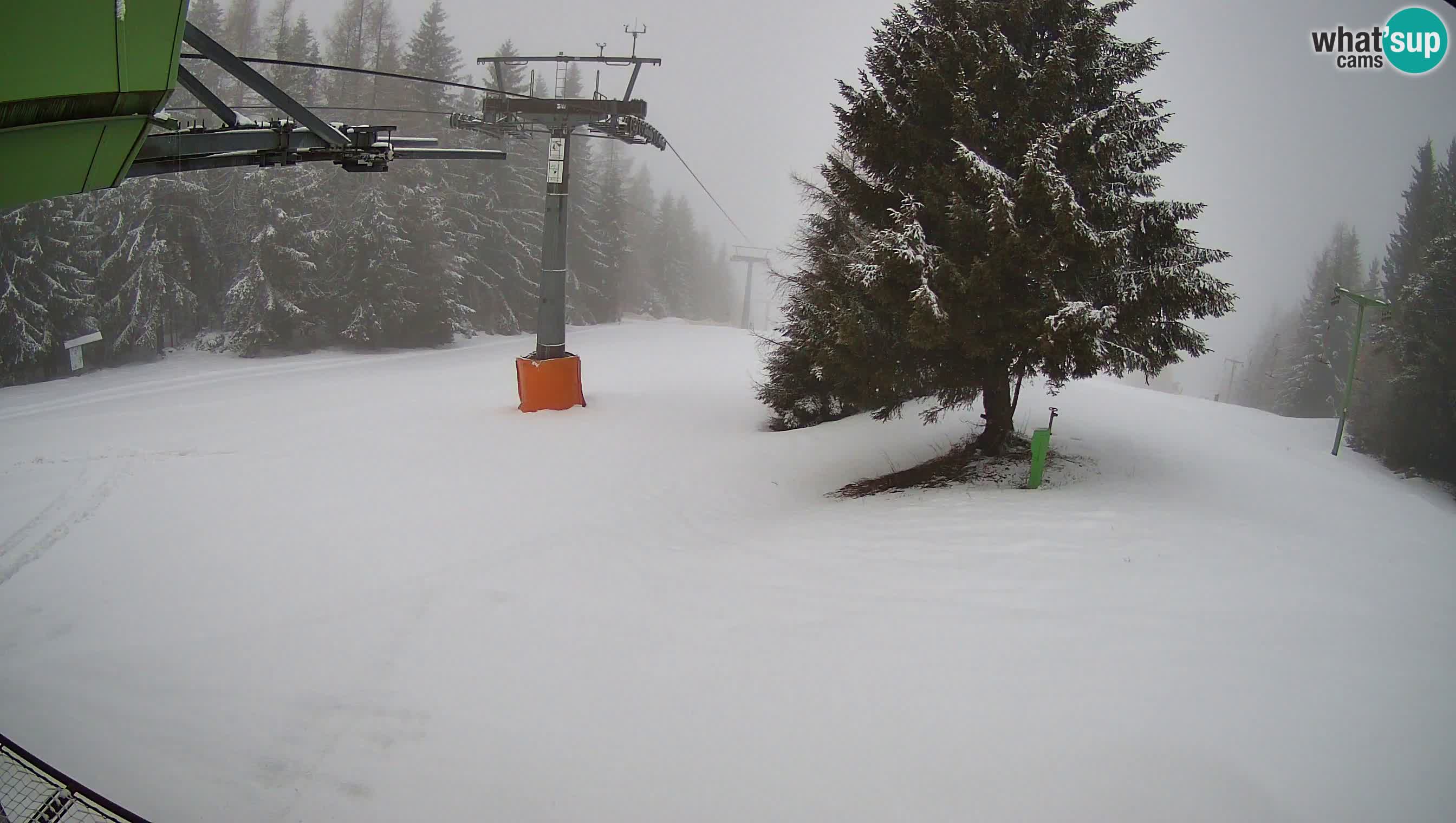 Skijalište Cerkno web kamera Lom – Slovenija