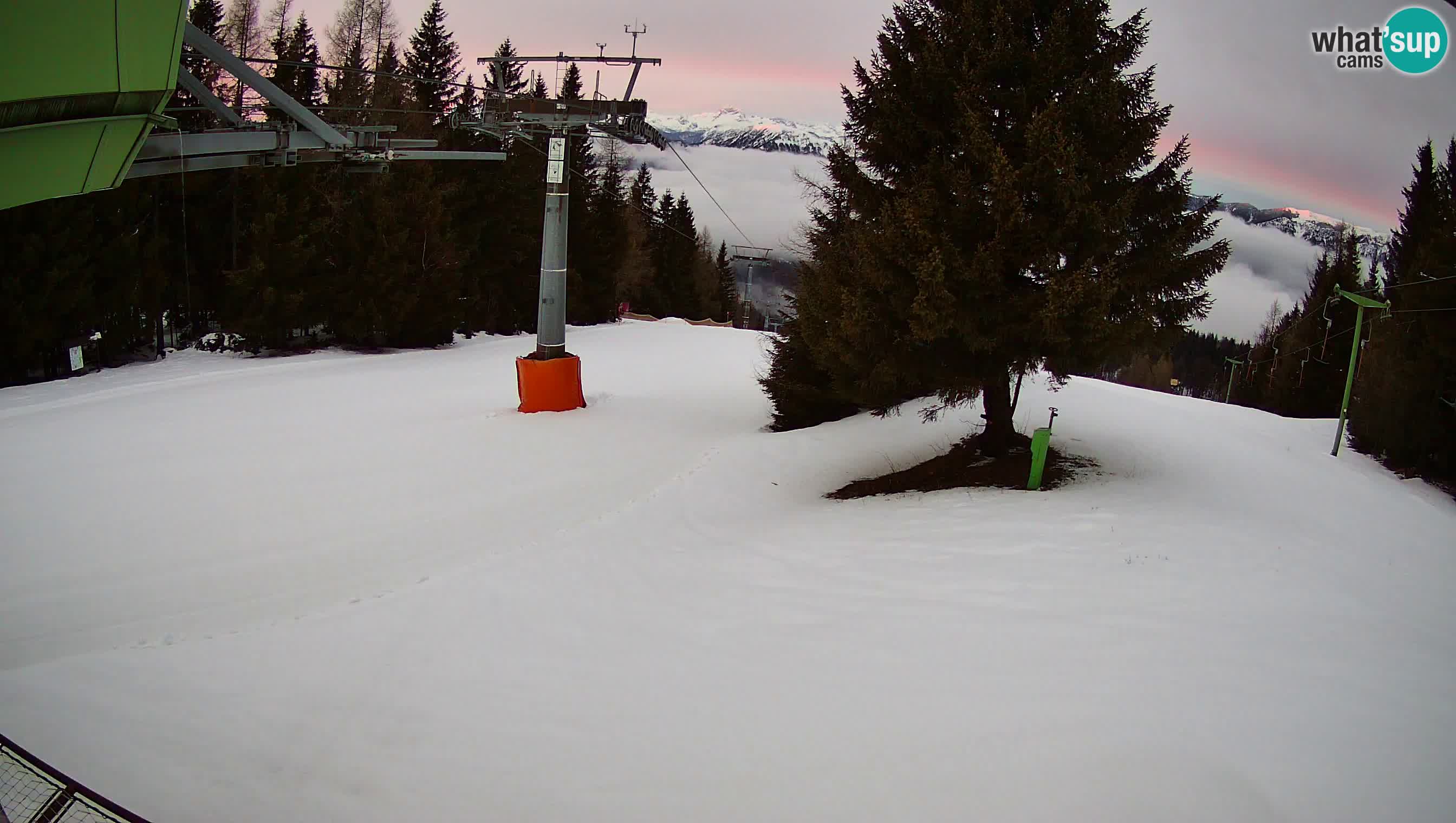 Centre de ski de Cerkno webcam Lom – Slovénie