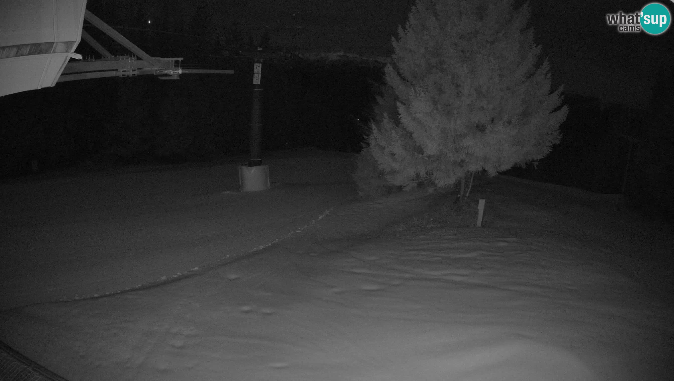 Smušišče Cerkno spletna kamera Lom zgornja proga