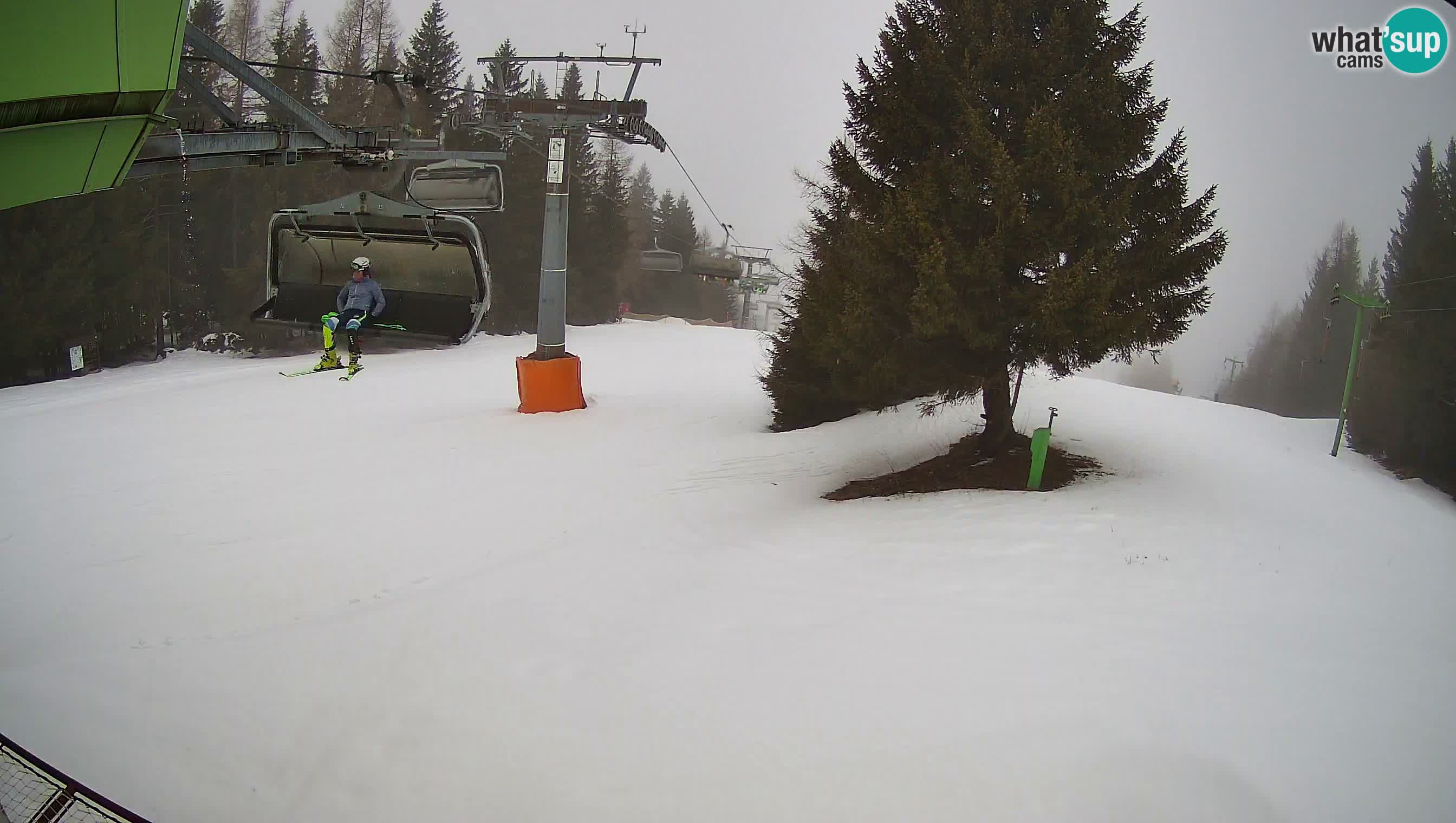 Centre de ski de Cerkno webcam Lom – Slovénie