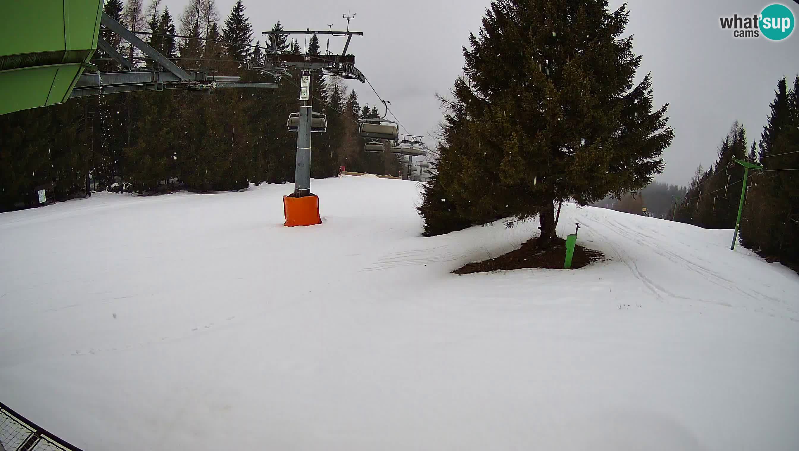 Centre de ski de Cerkno webcam Lom – Slovénie