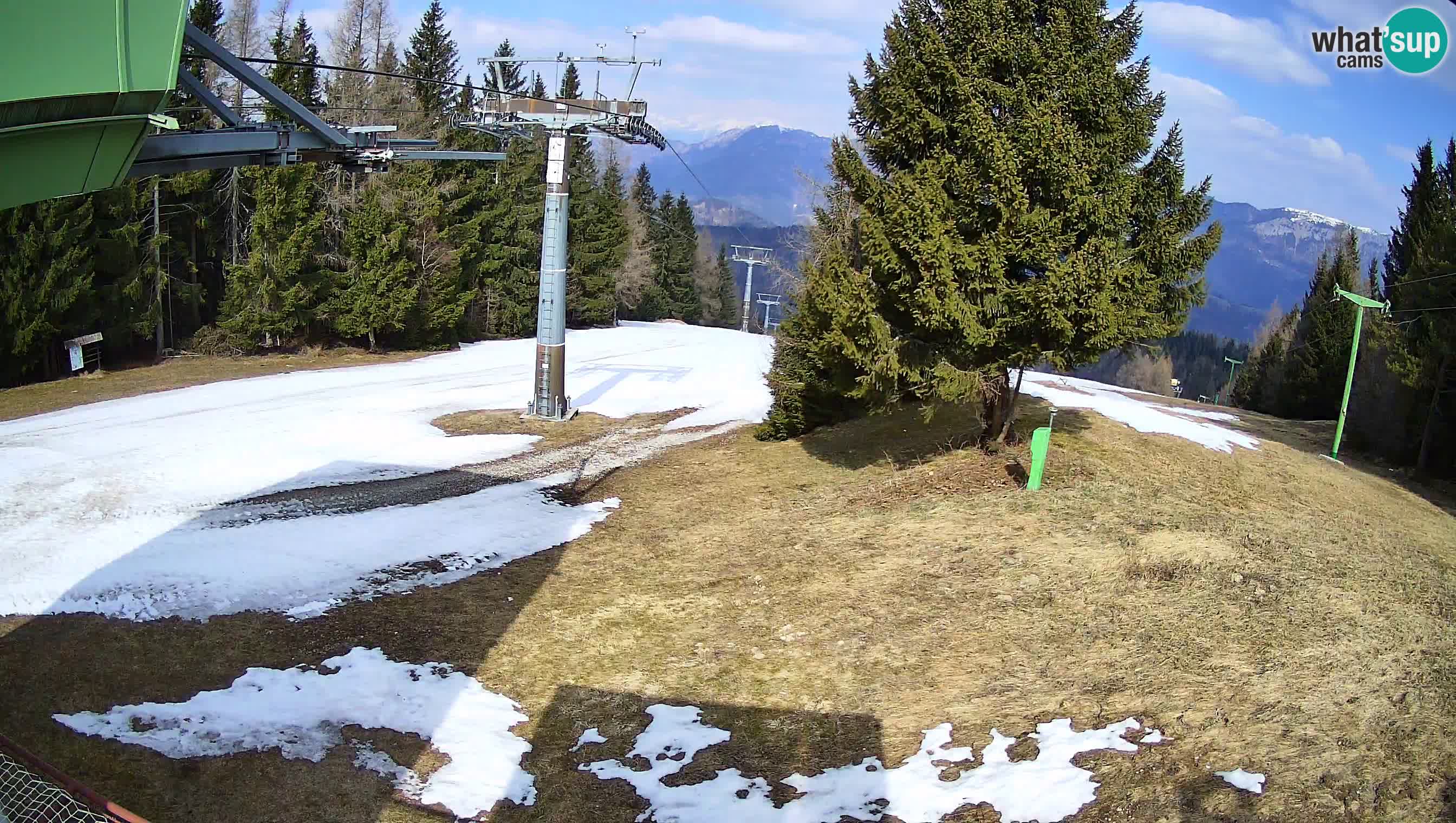 Smušišče Cerkno spletna kamera Lom zgornja proga