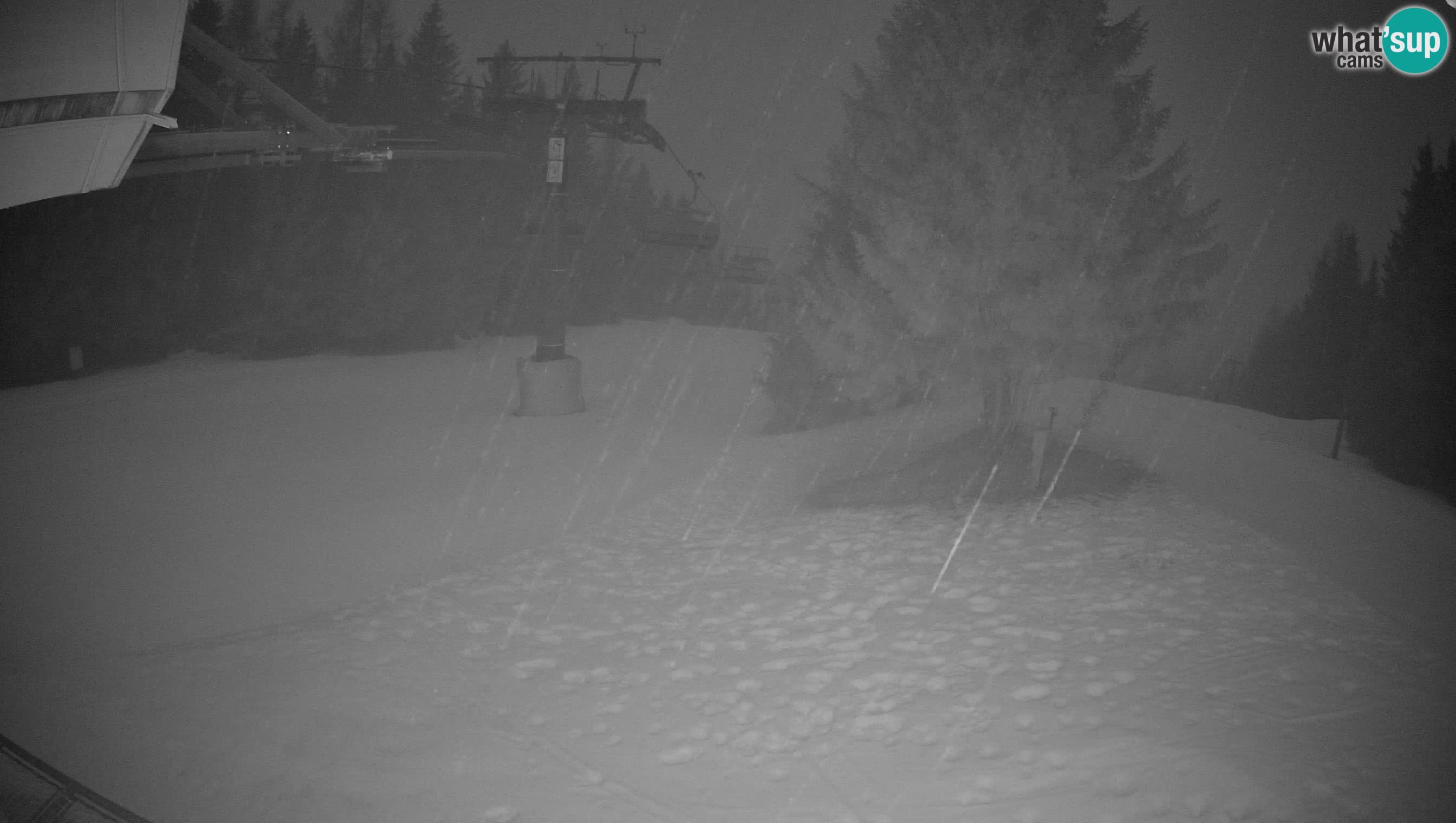 Smušišče Cerkno spletna kamera Lom zgornja proga