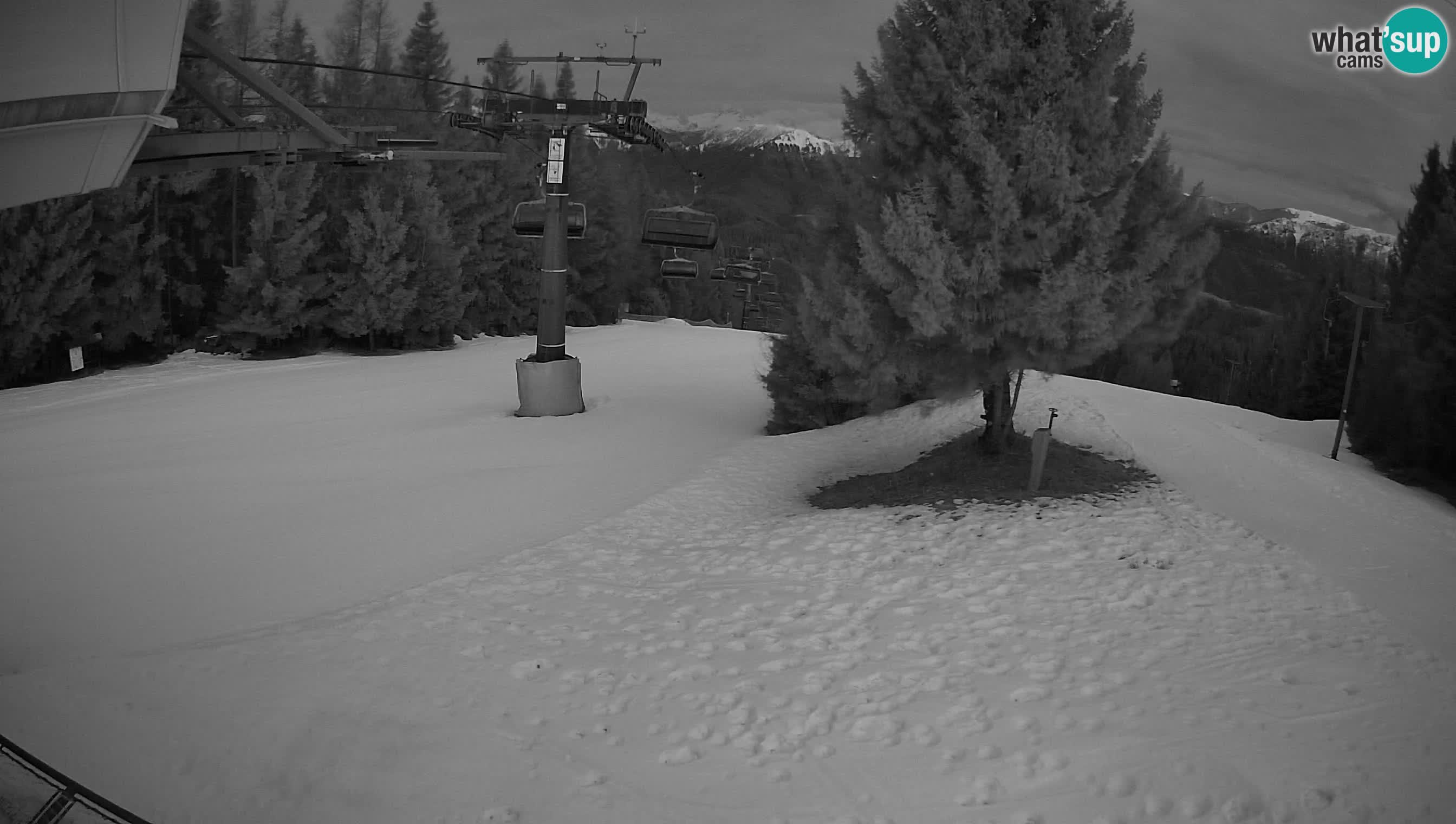 Smušišče Cerkno spletna kamera Lom zgornja proga