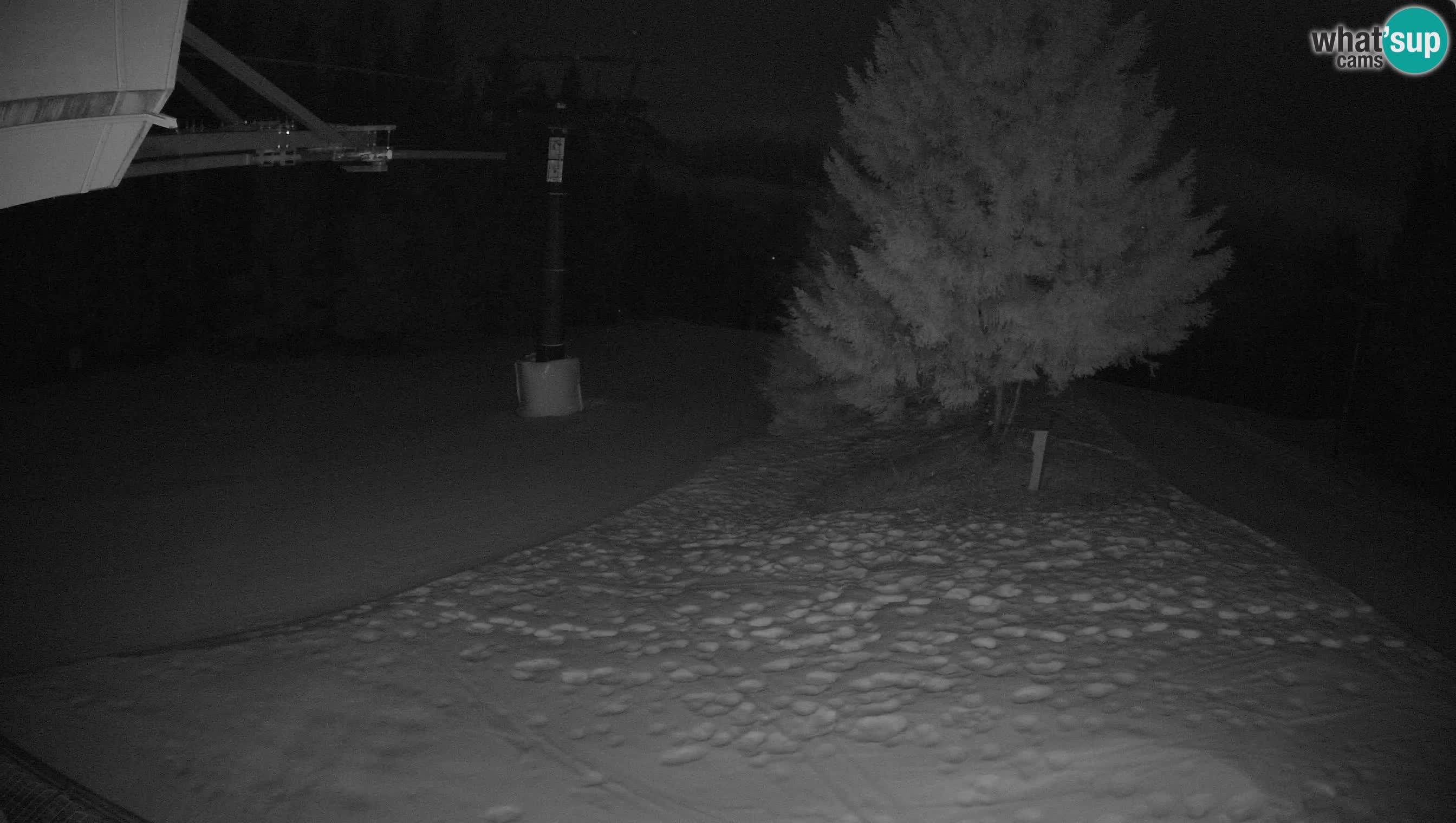 Smušišče Cerkno spletna kamera Lom zgornja proga