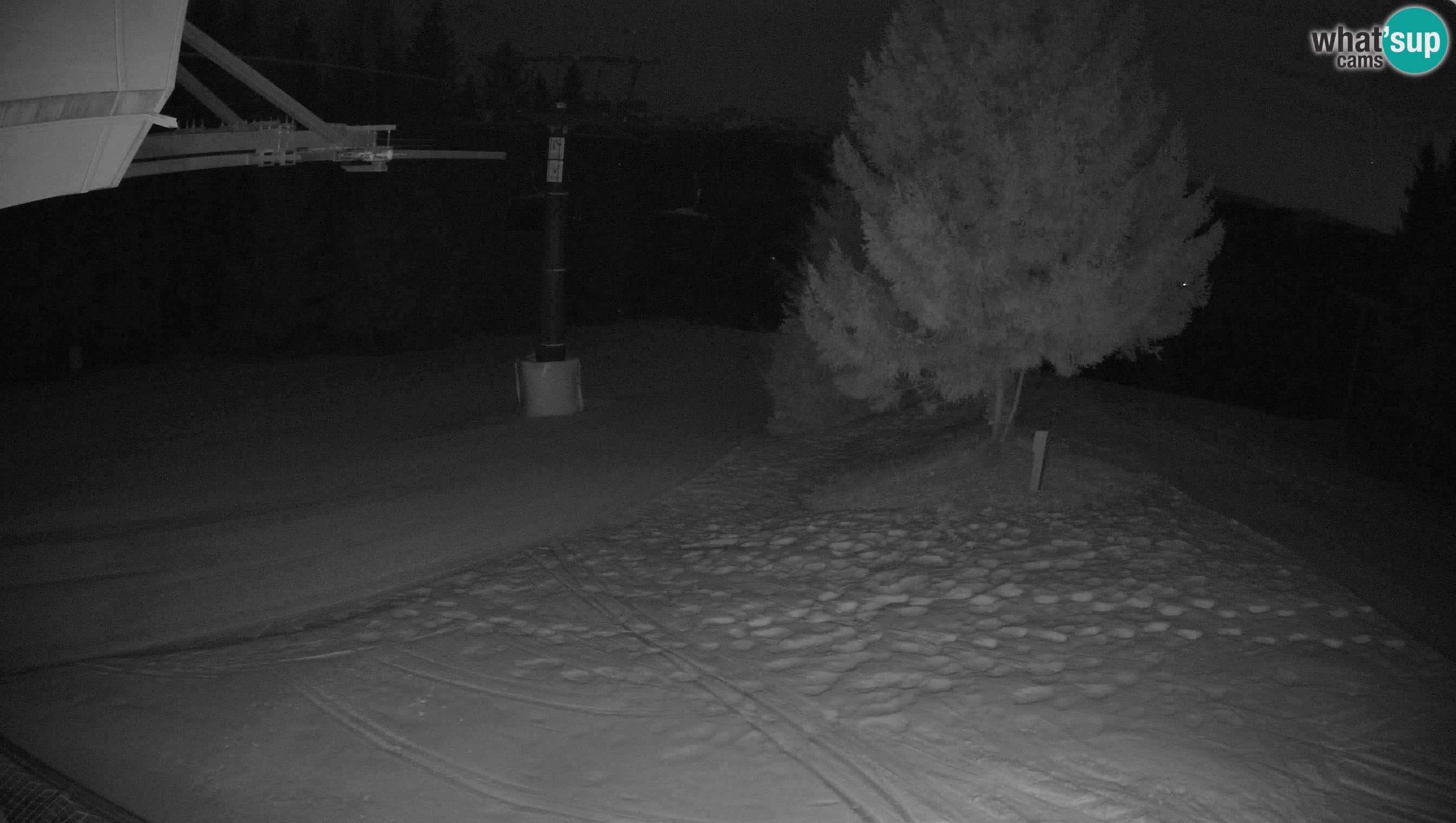 Smušišče Cerkno spletna kamera Lom zgornja proga