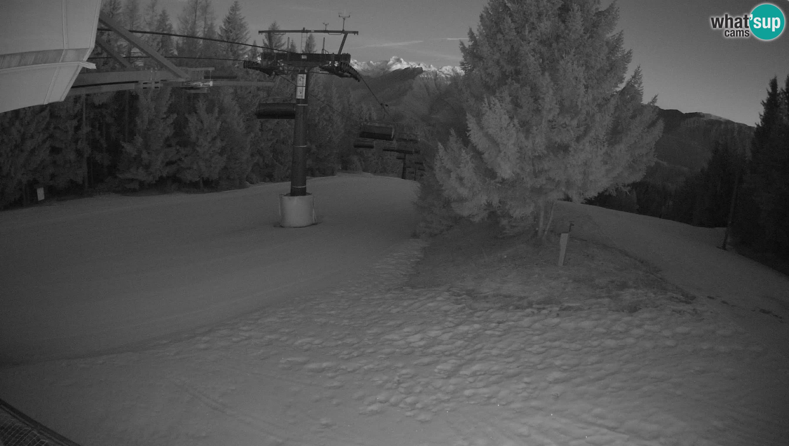 Smušišče Cerkno spletna kamera Lom zgornja proga