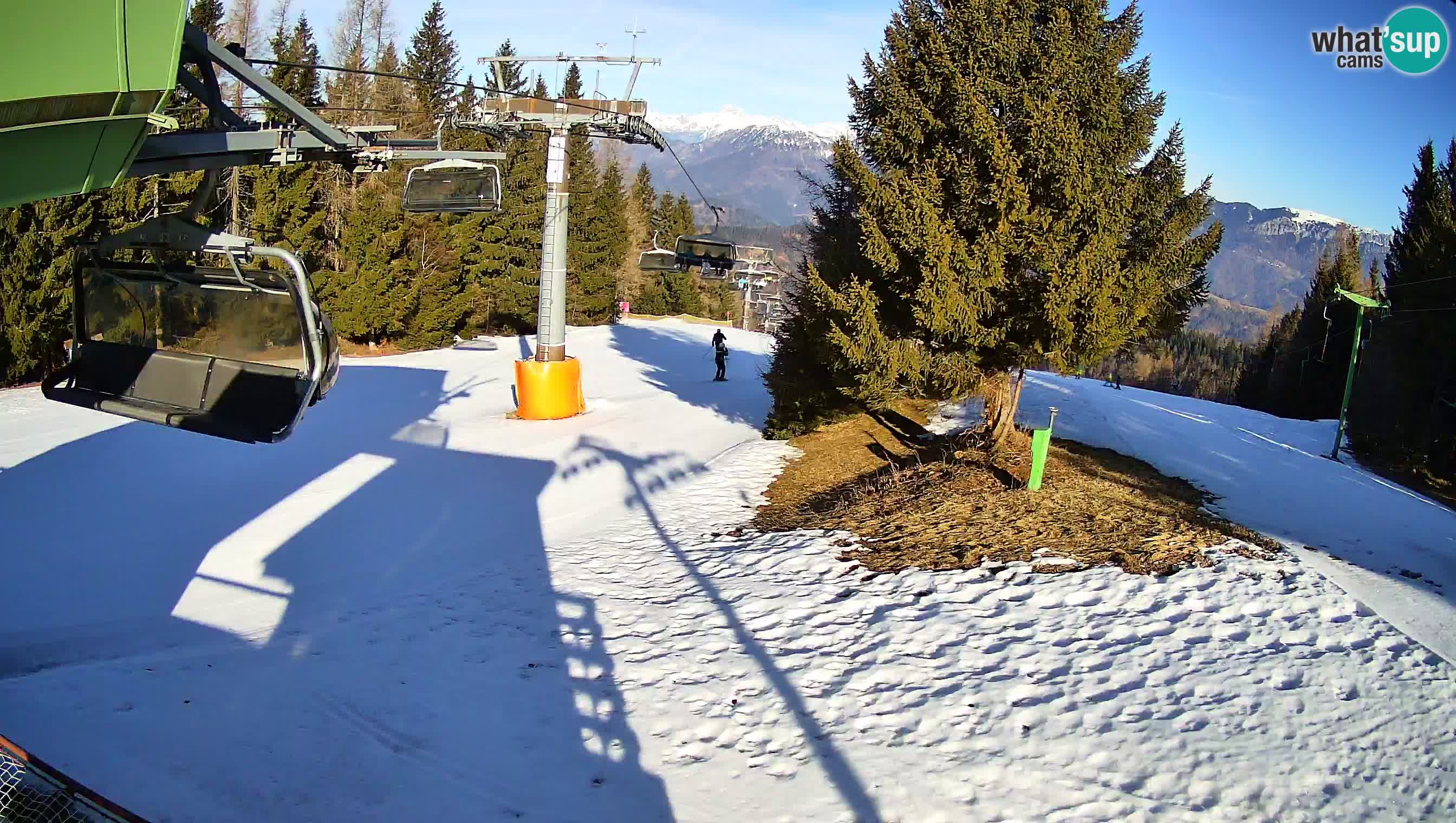 Smušišče Cerkno spletna kamera Lom zgornja proga