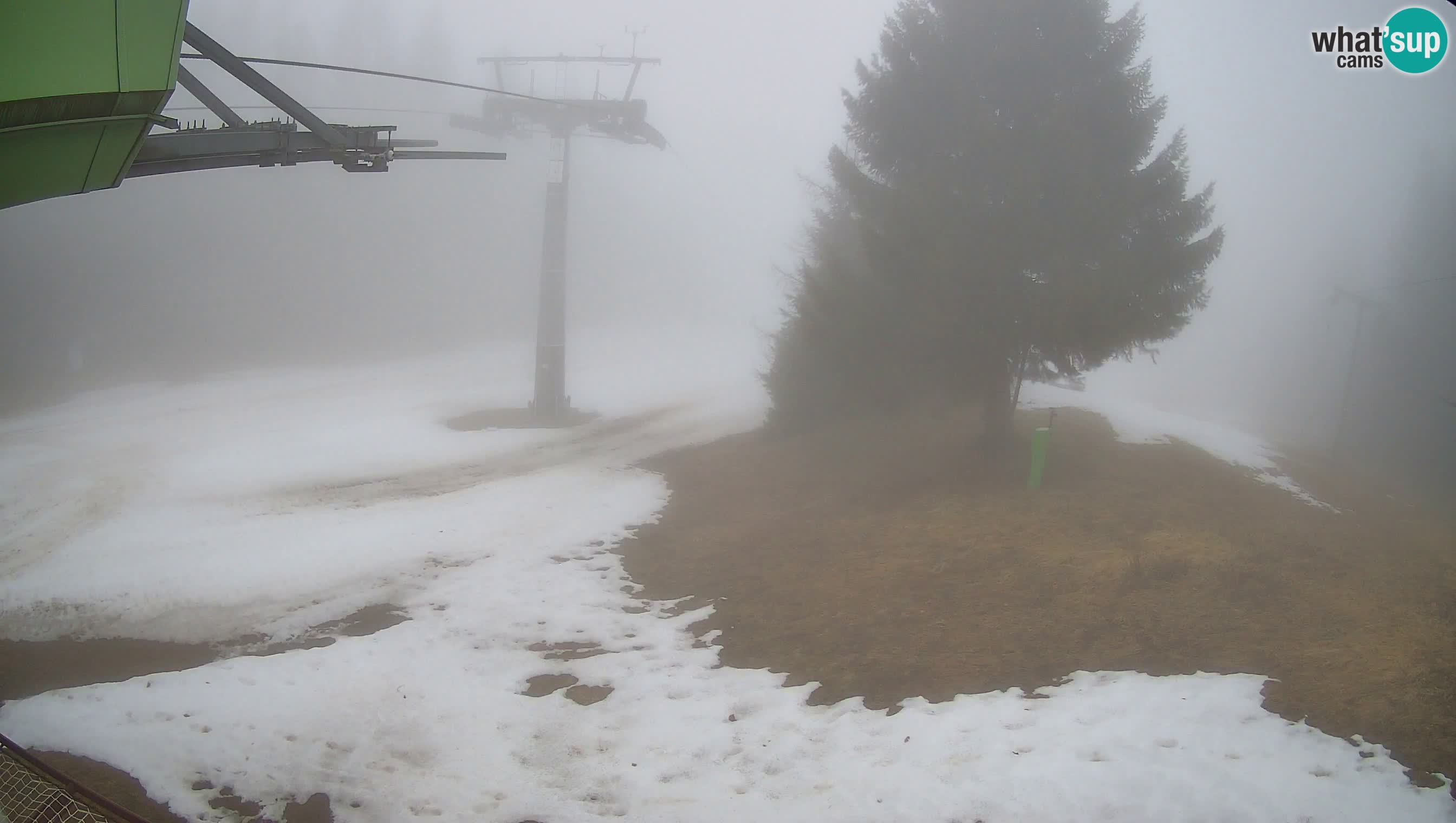 Smušišče Cerkno spletna kamera Lom zgornja proga