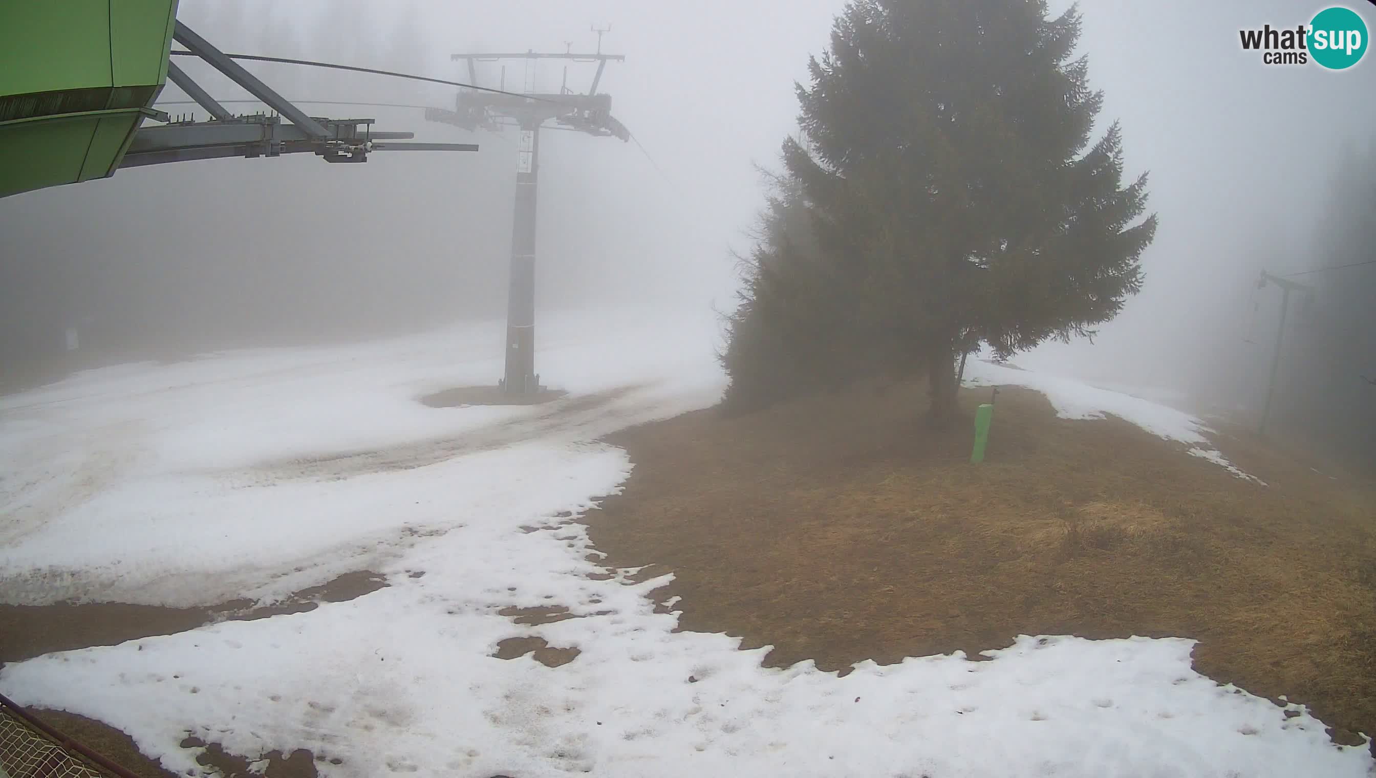 Smušišče Cerkno spletna kamera Lom zgornja proga