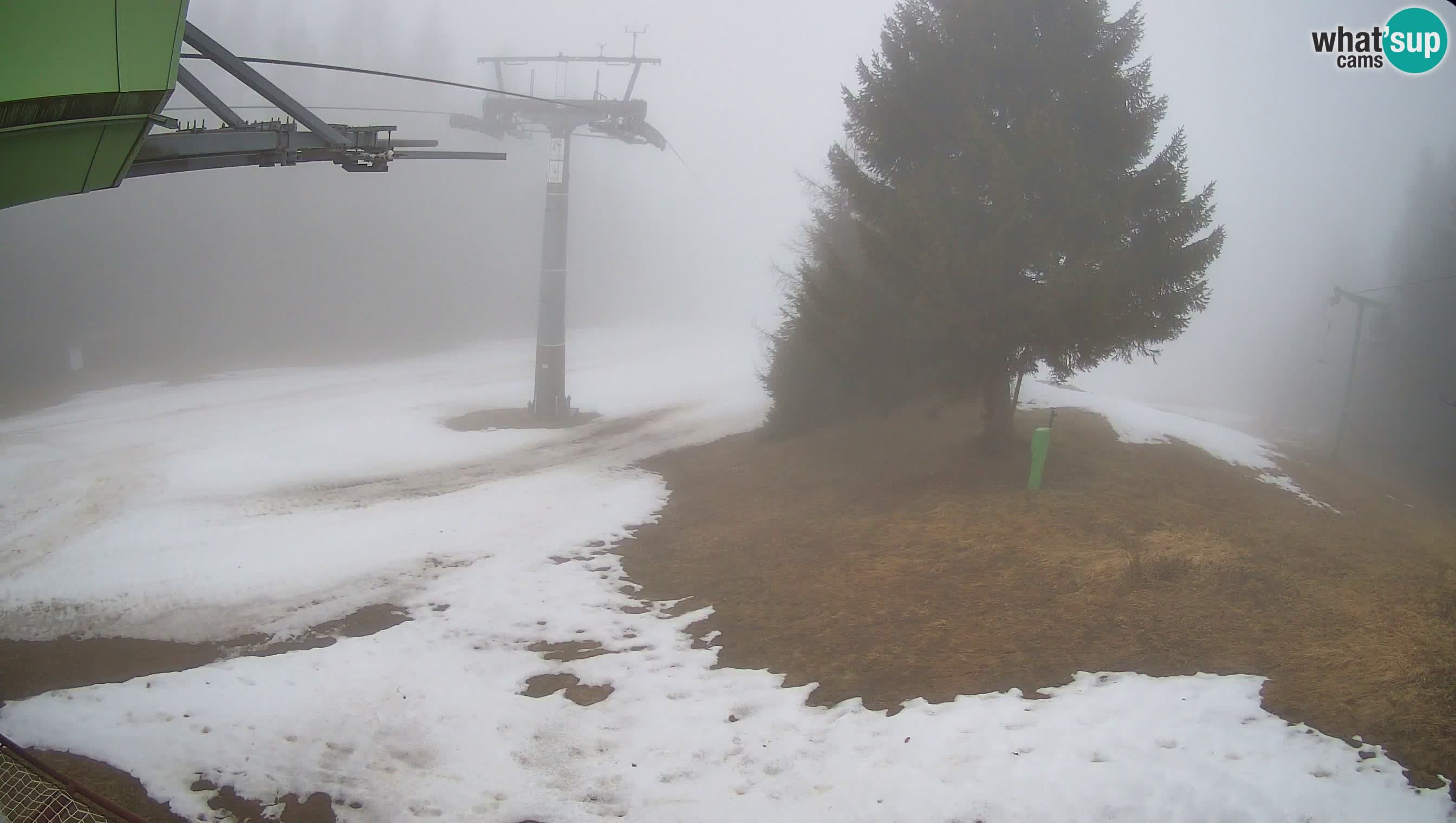 Smušišče Cerkno spletna kamera Lom zgornja proga