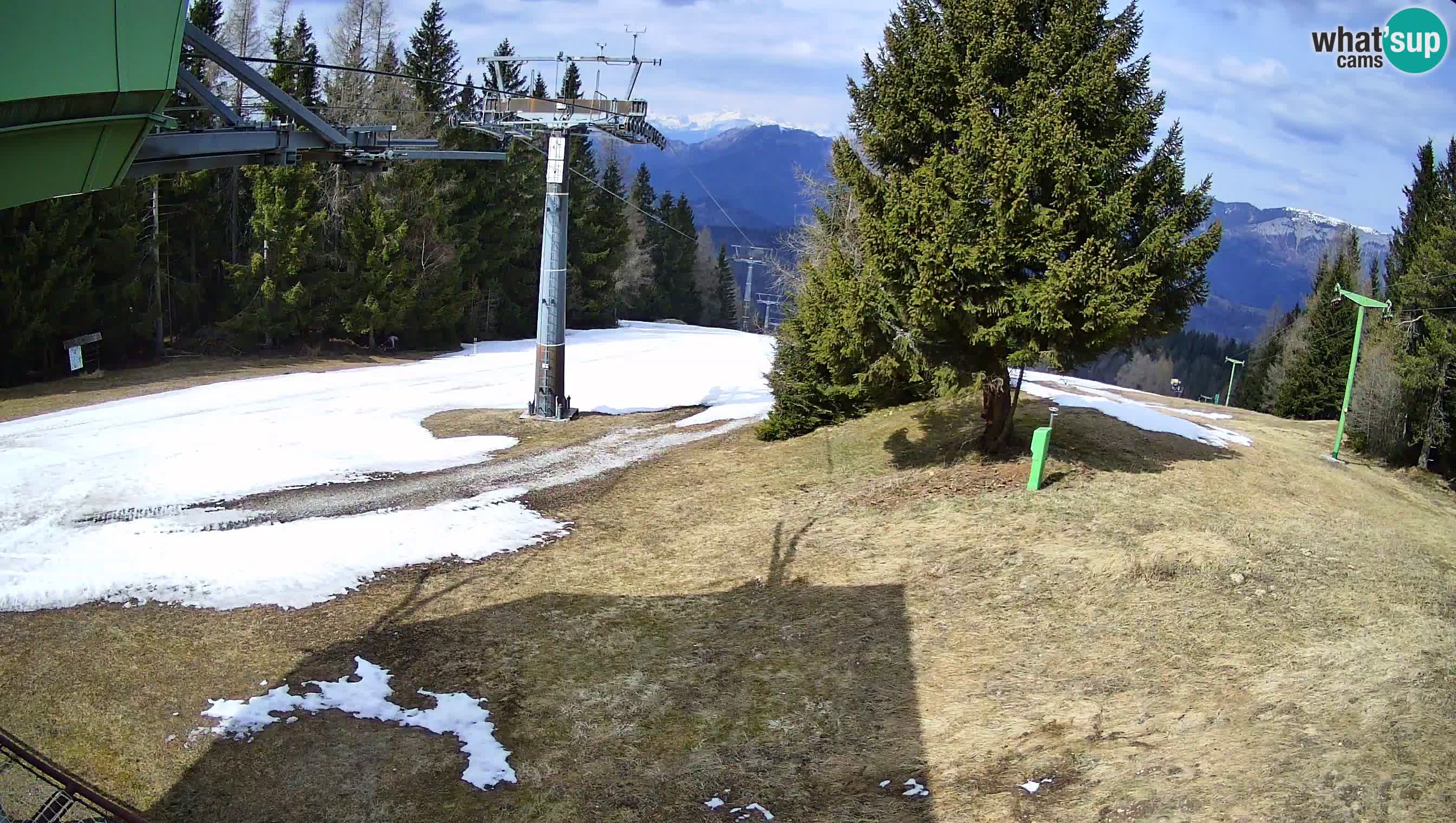 Smušišče Cerkno spletna kamera Lom zgornja proga