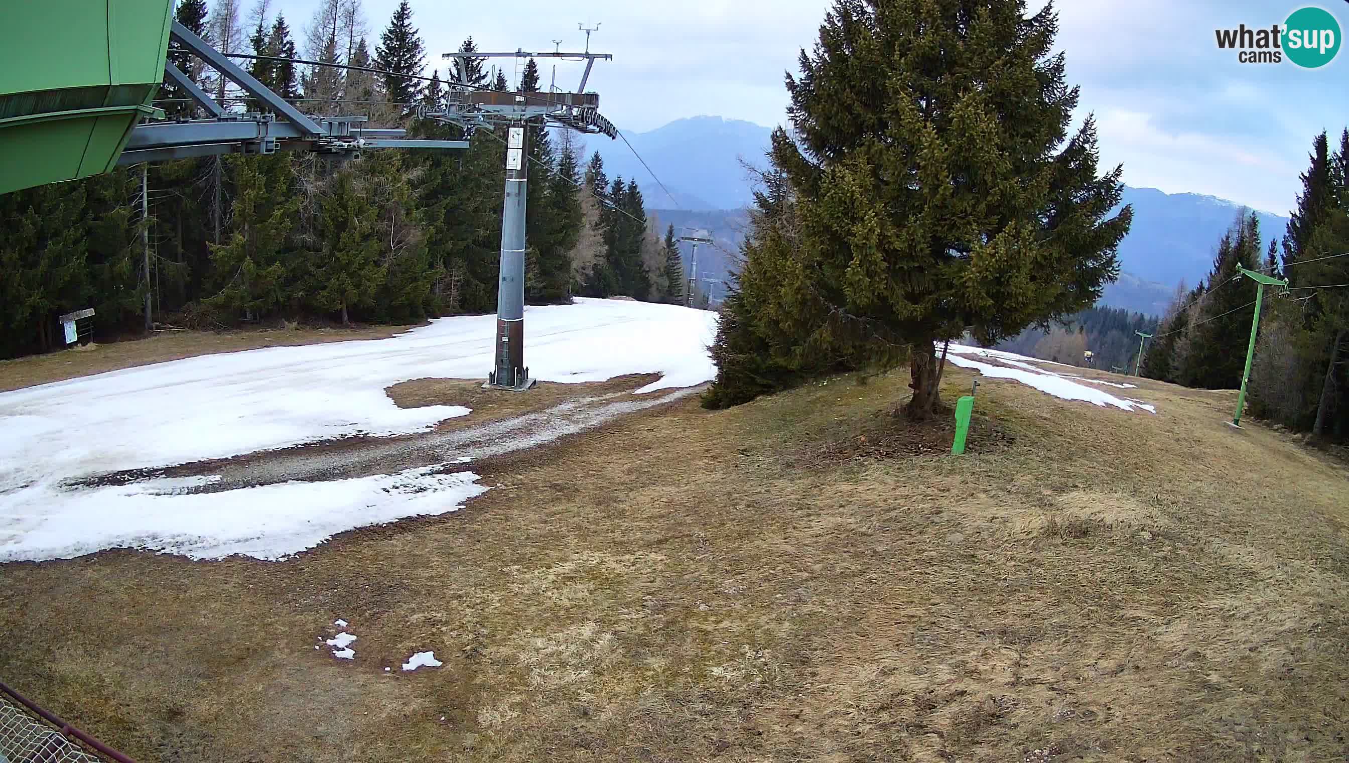 Smušišče Cerkno spletna kamera Lom zgornja proga