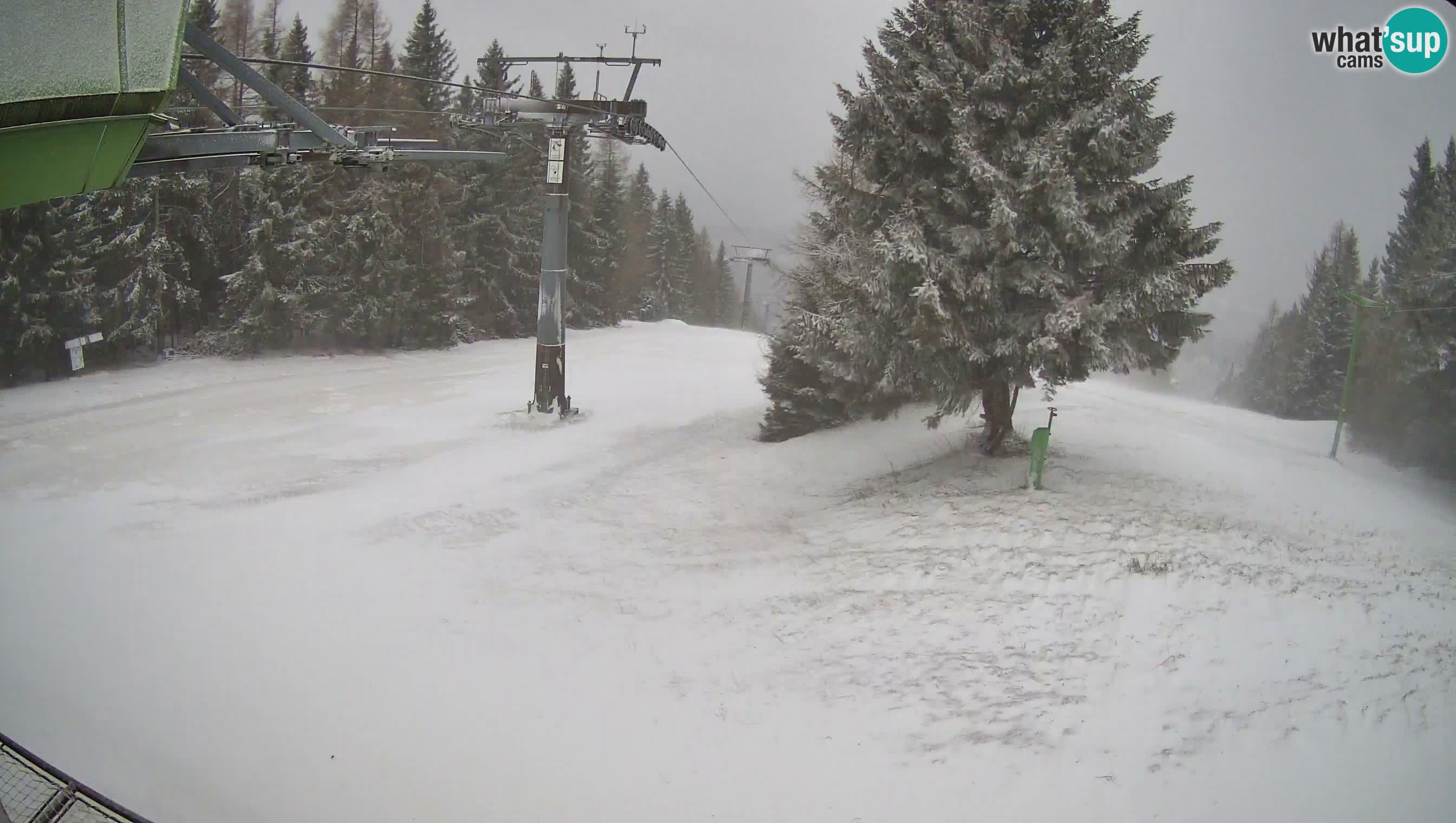 Centre de ski de Cerkno webcam Lom – Slovénie