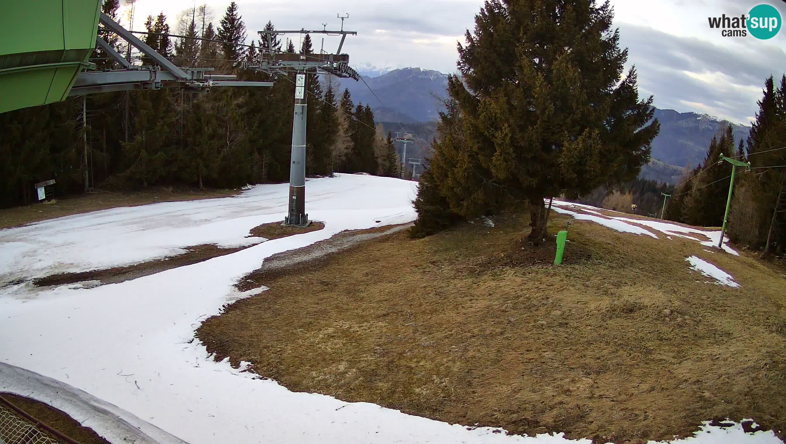 Centre de ski de Cerkno webcam Lom – Slovénie