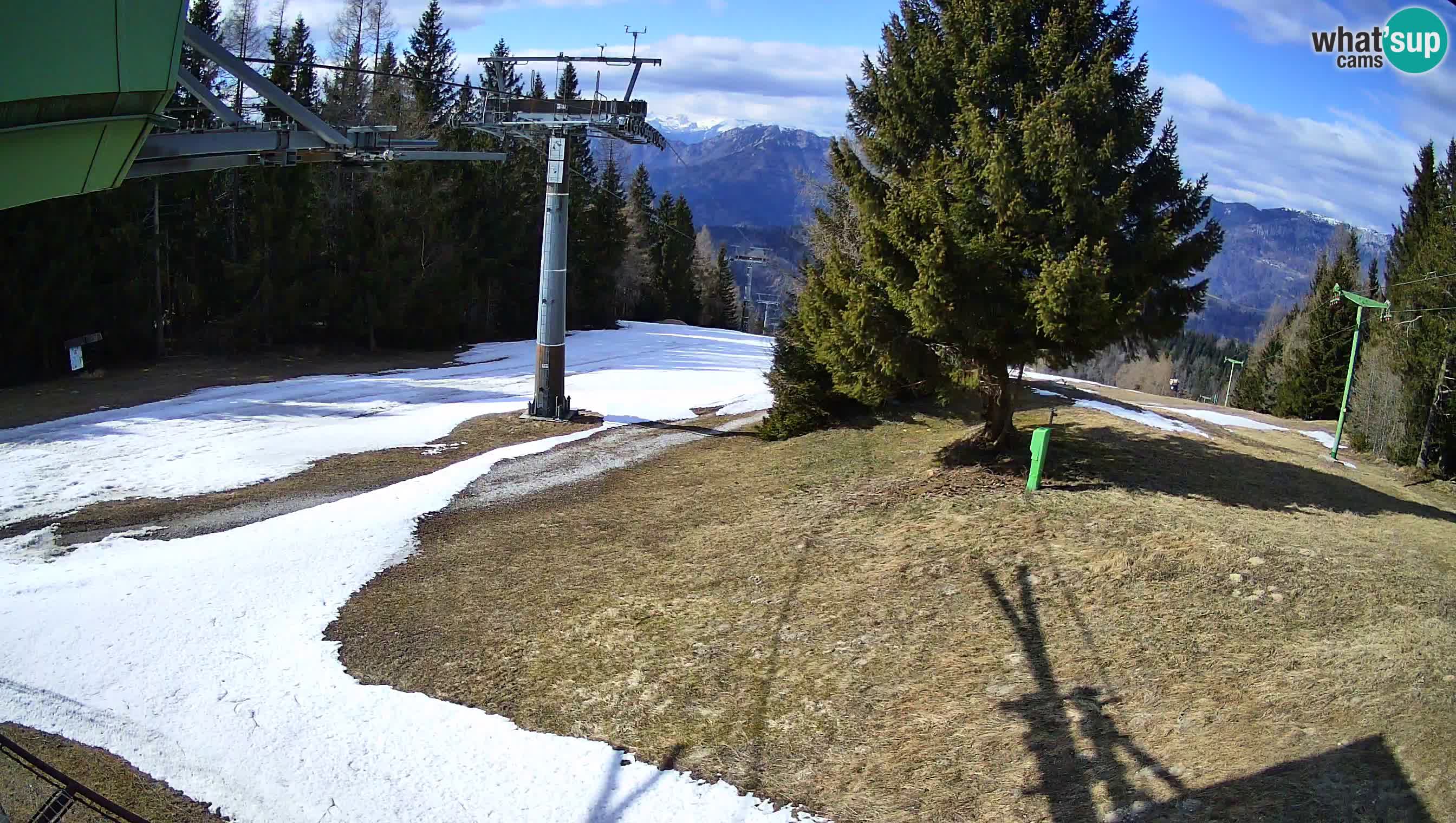 Smušišče Cerkno spletna kamera Lom zgornja proga