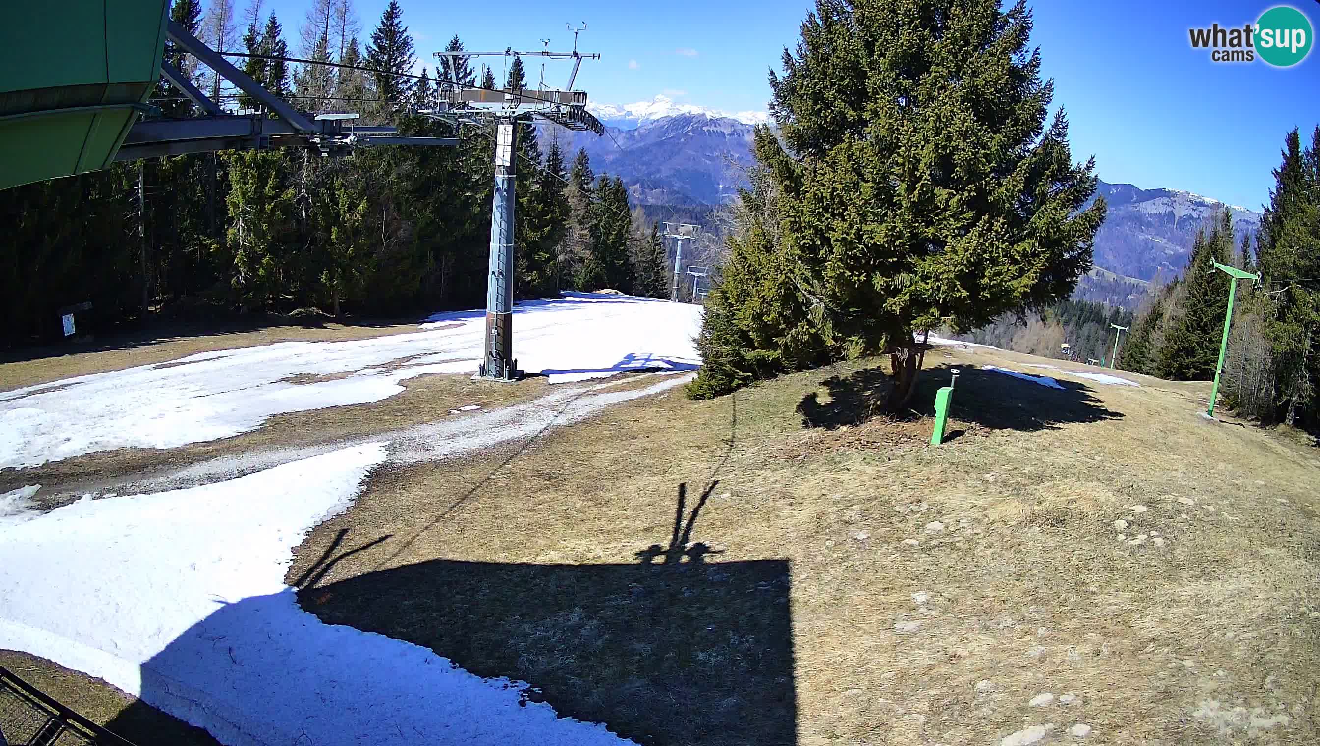 Smušišče Cerkno spletna kamera Lom zgornja proga