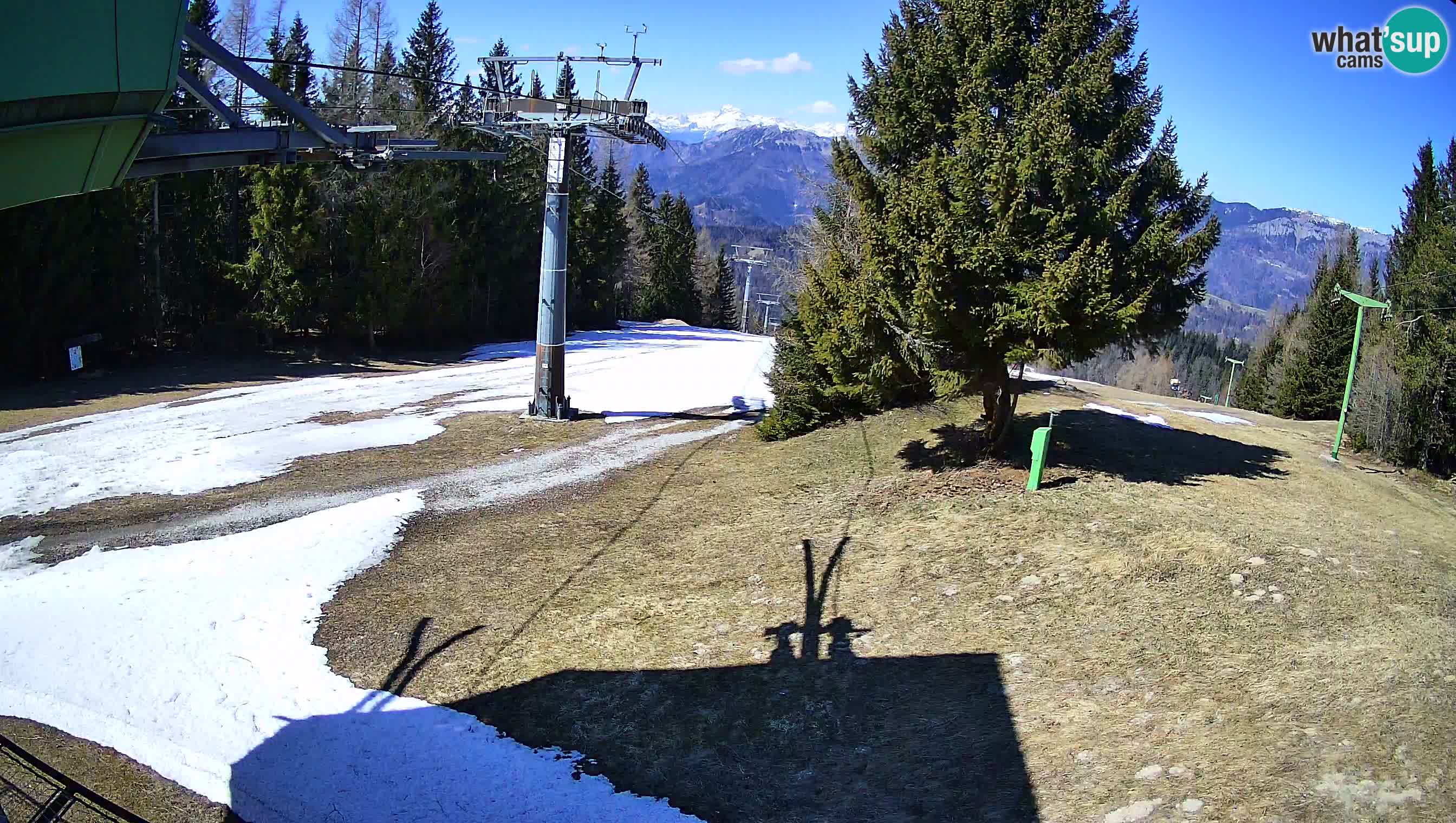 Smušišče Cerkno spletna kamera Lom zgornja proga