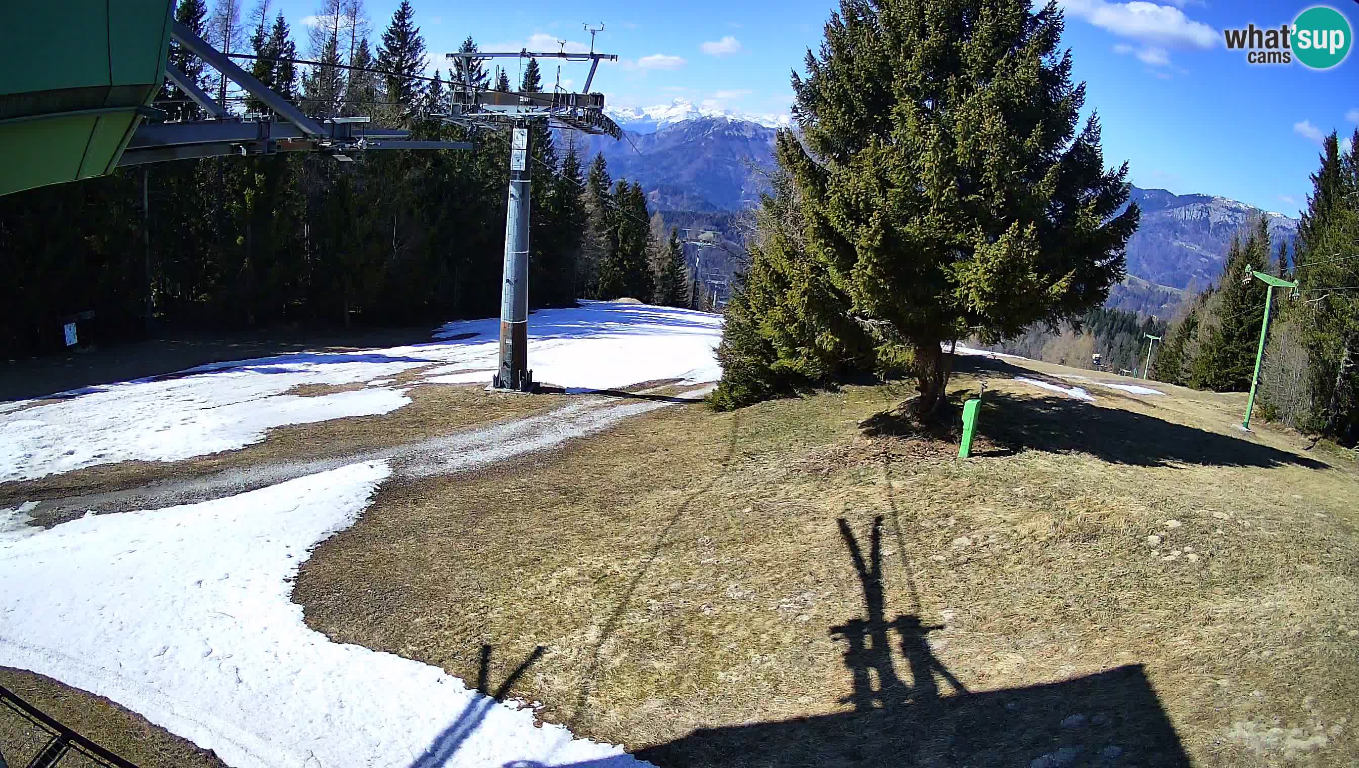 Smušišče Cerkno spletna kamera Lom zgornja proga