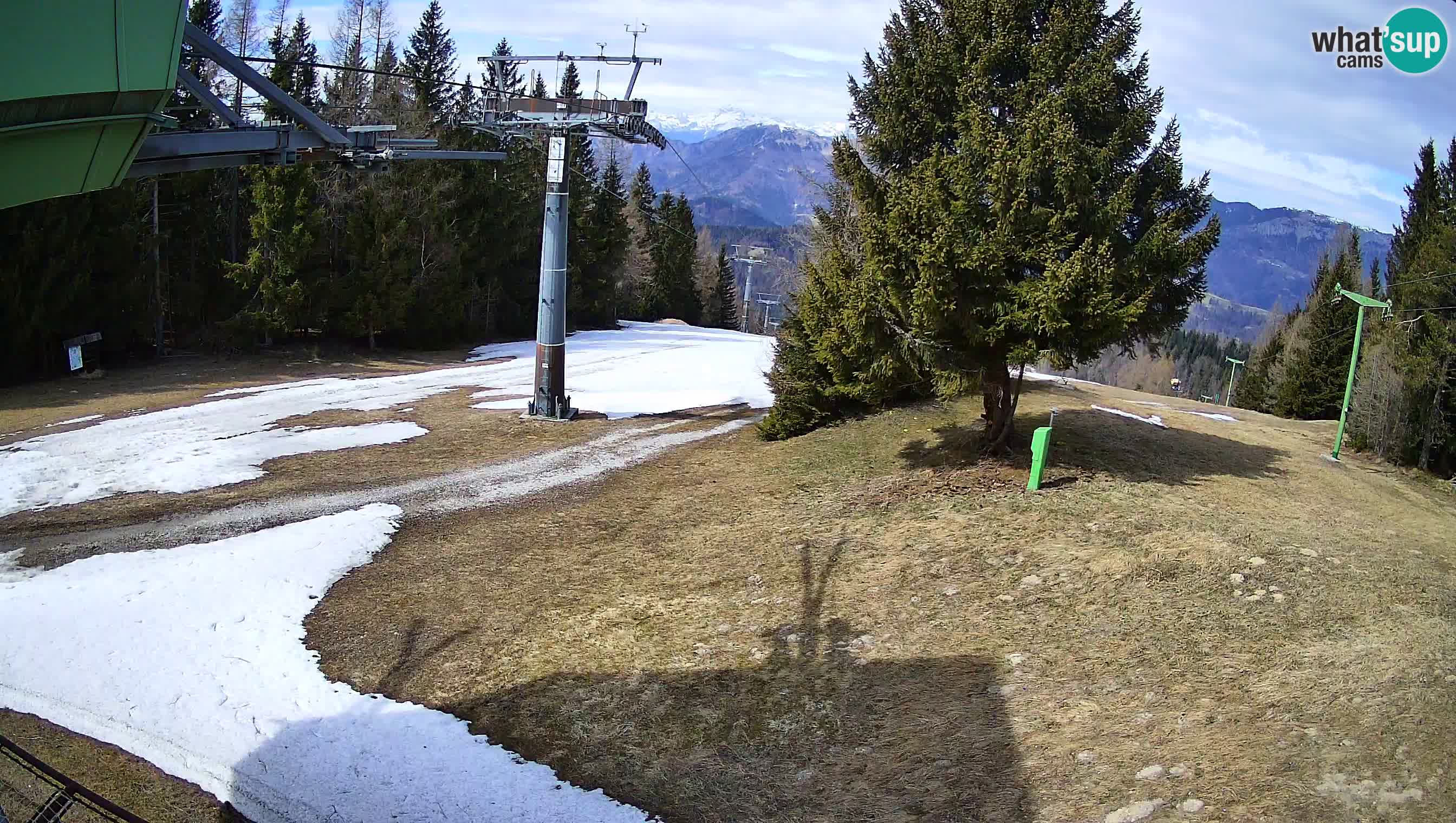 Smušišče Cerkno spletna kamera Lom zgornja proga