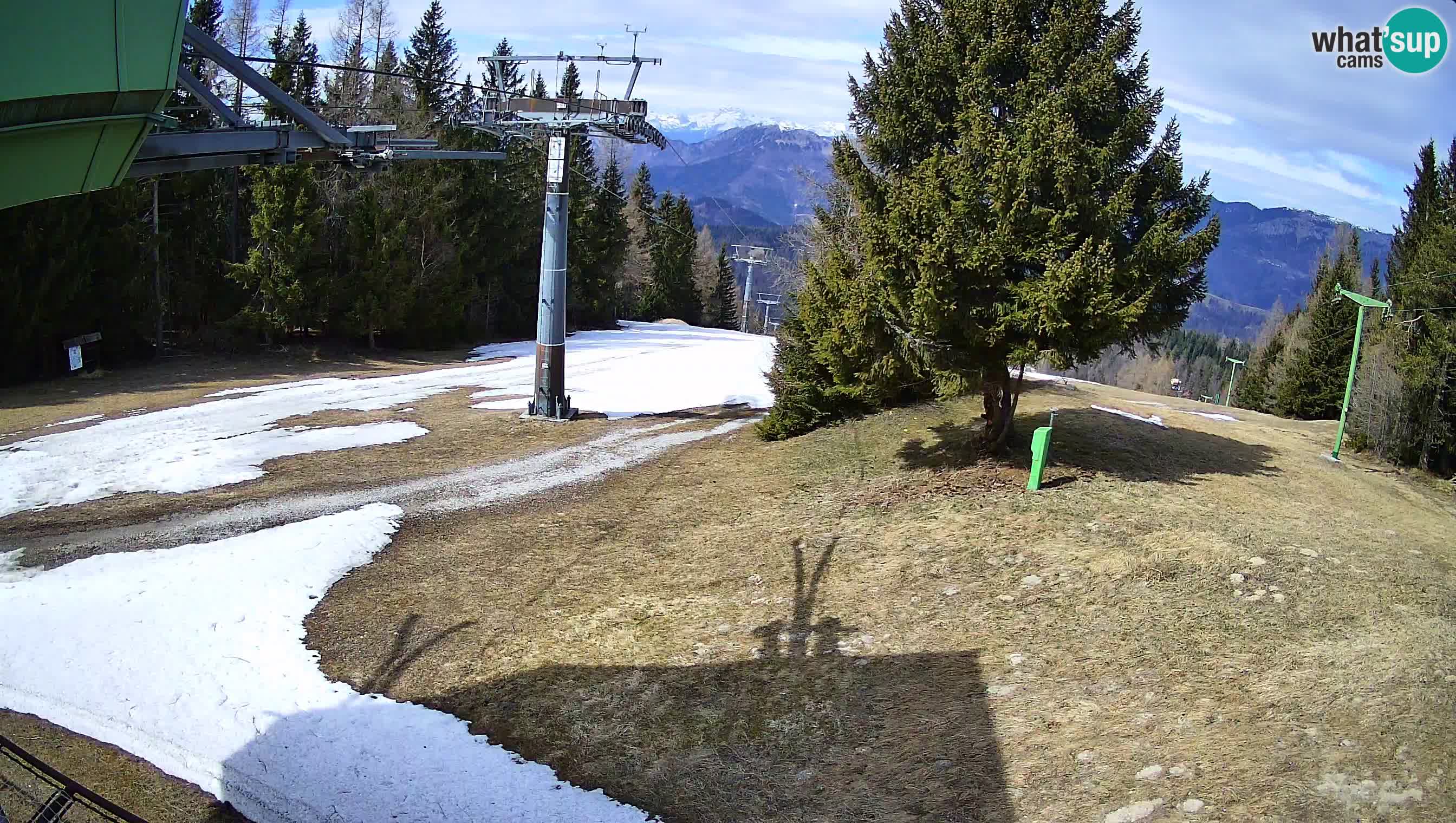 Smušišče Cerkno spletna kamera Lom zgornja proga