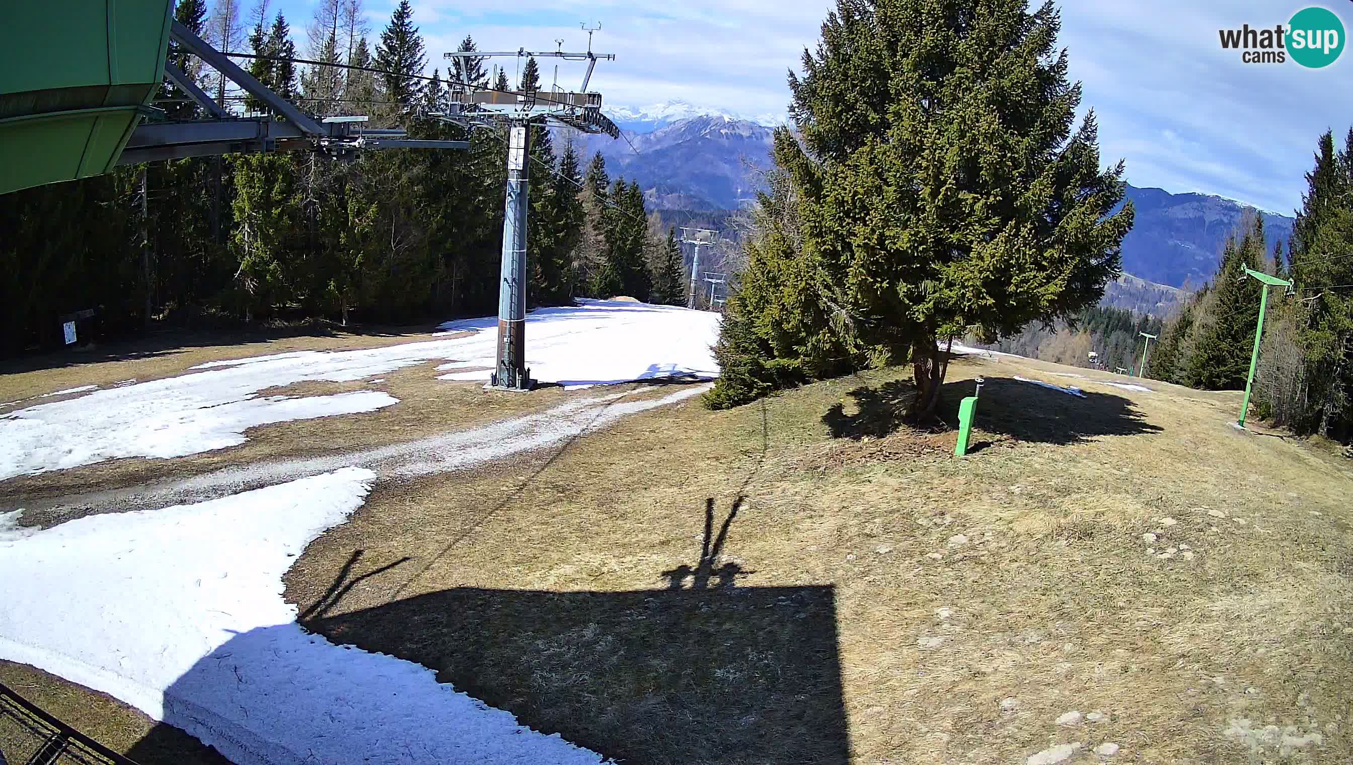 Smušišče Cerkno spletna kamera Lom zgornja proga