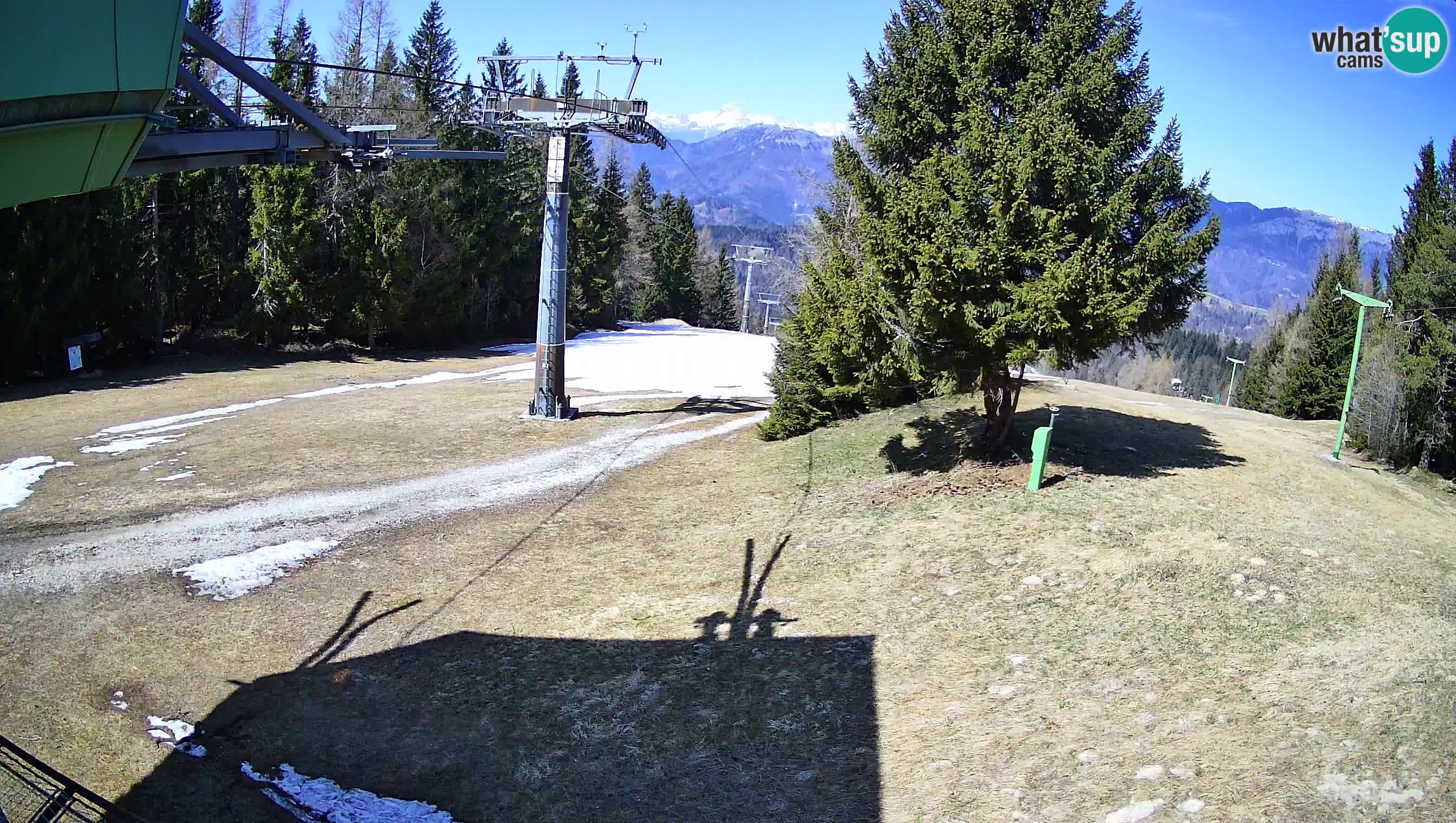 Smušišče Cerkno spletna kamera Lom zgornja proga