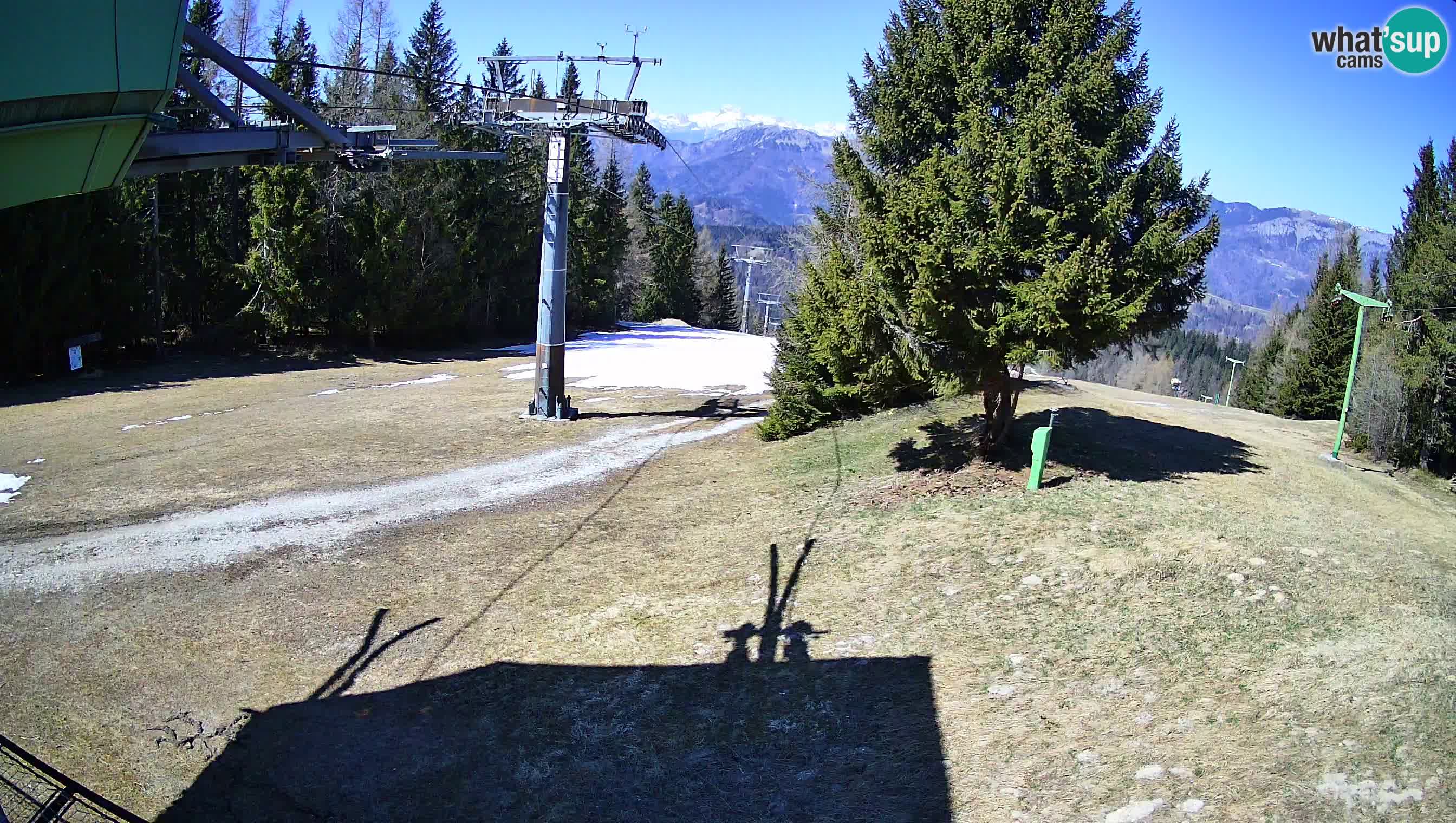 Smušišče Cerkno spletna kamera Lom zgornja proga