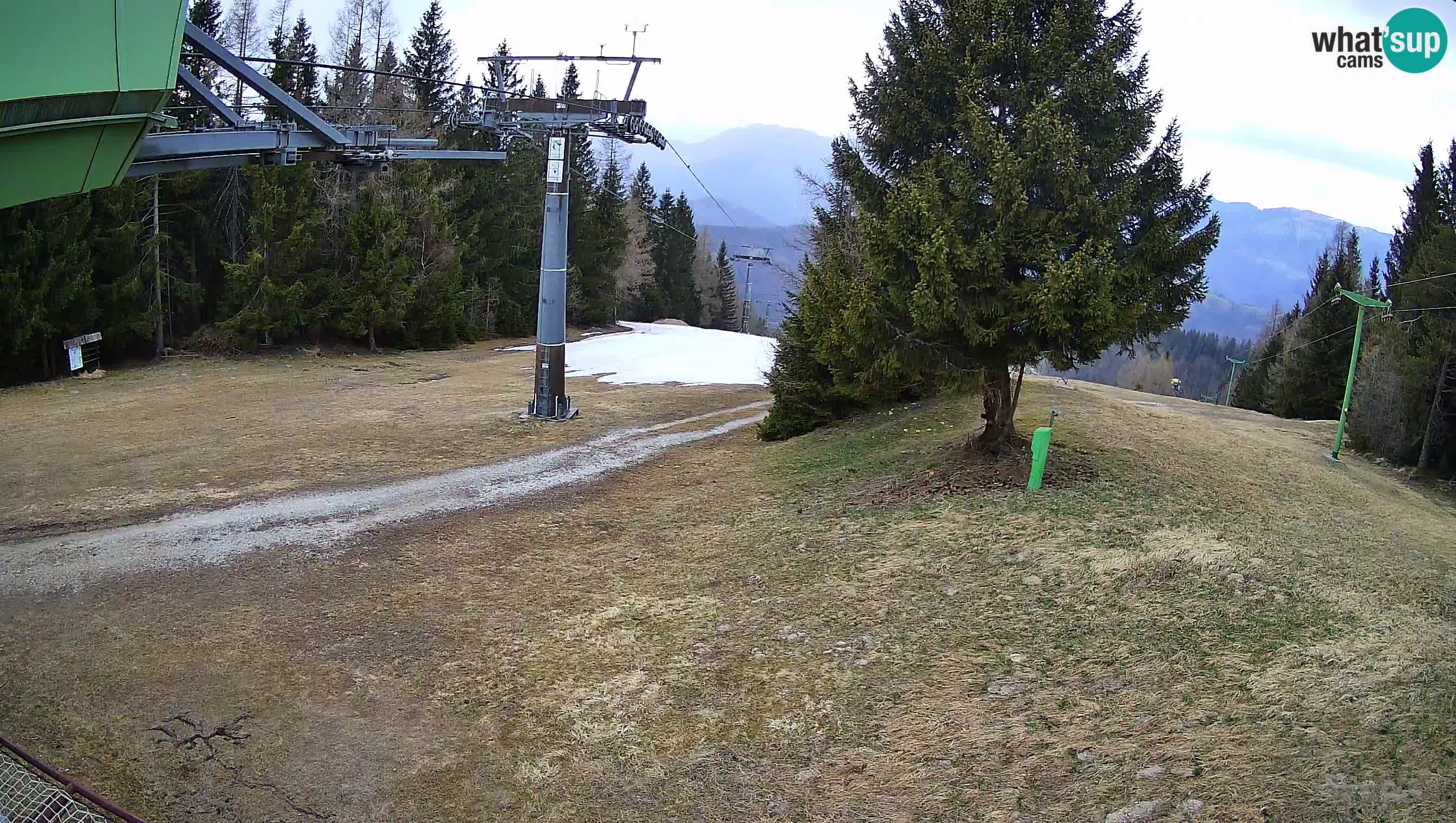 Smušišče Cerkno spletna kamera Lom zgornja proga