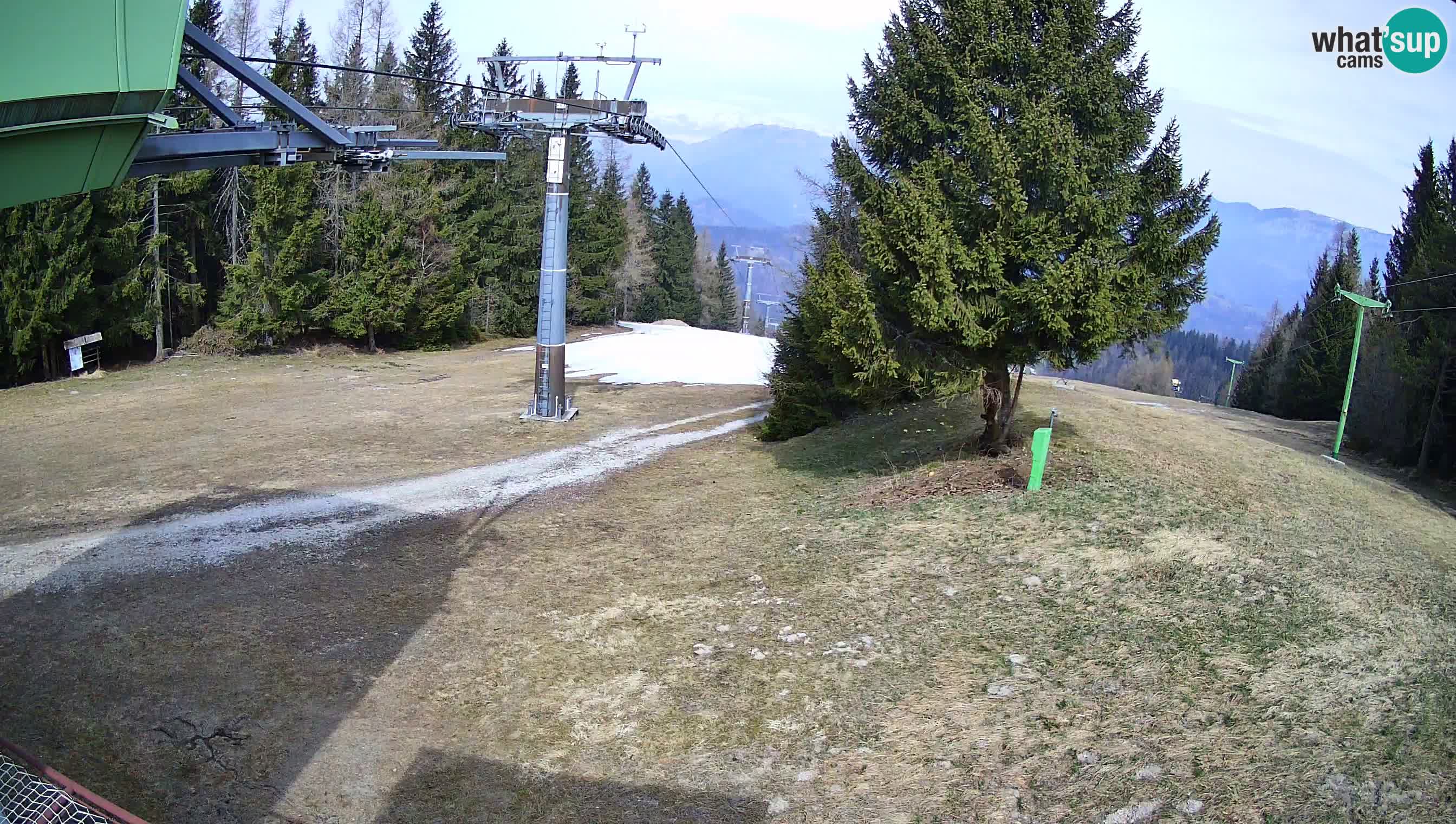 Smušišče Cerkno spletna kamera Lom zgornja proga