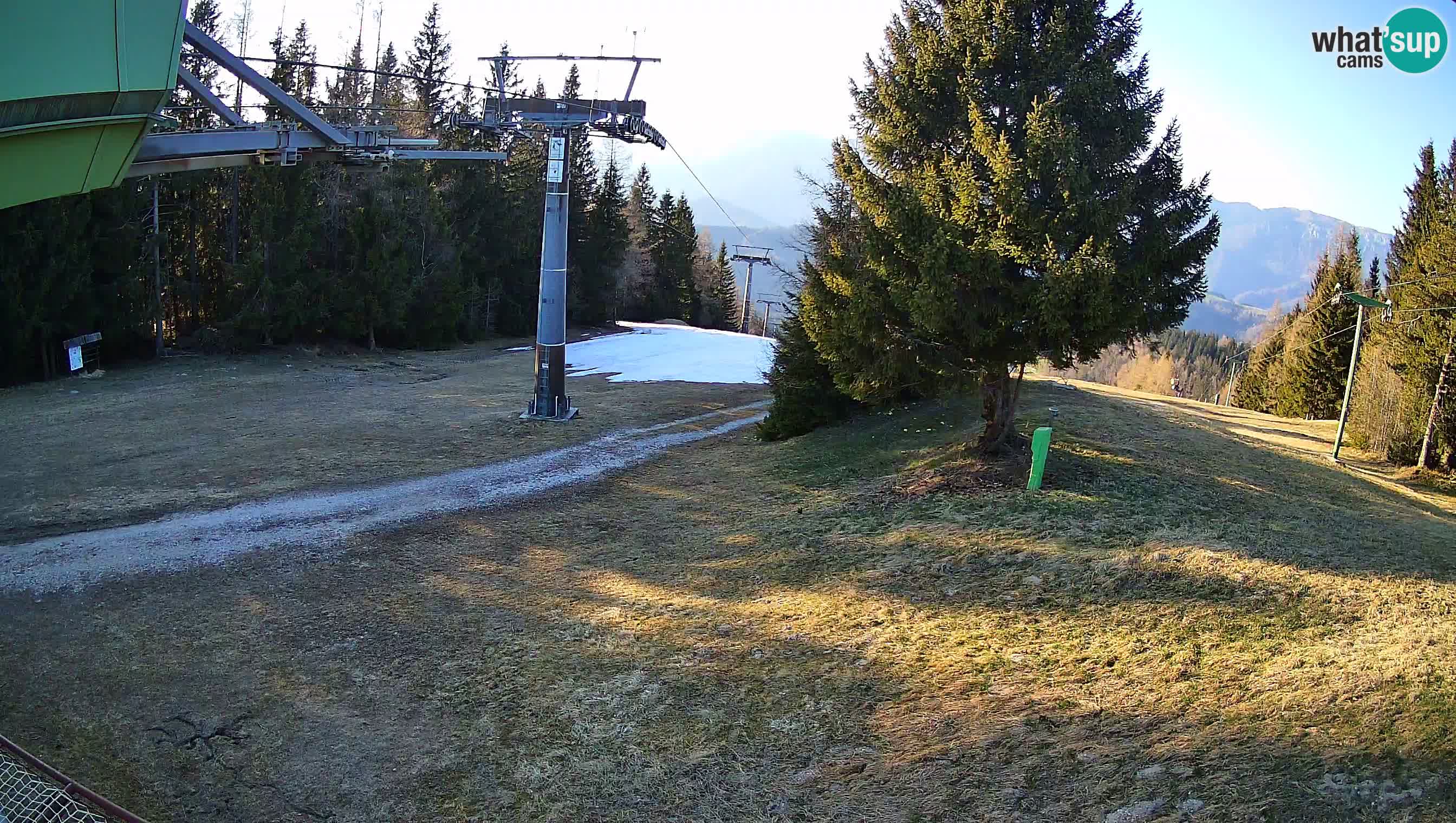 Smušišče Cerkno spletna kamera Lom zgornja proga