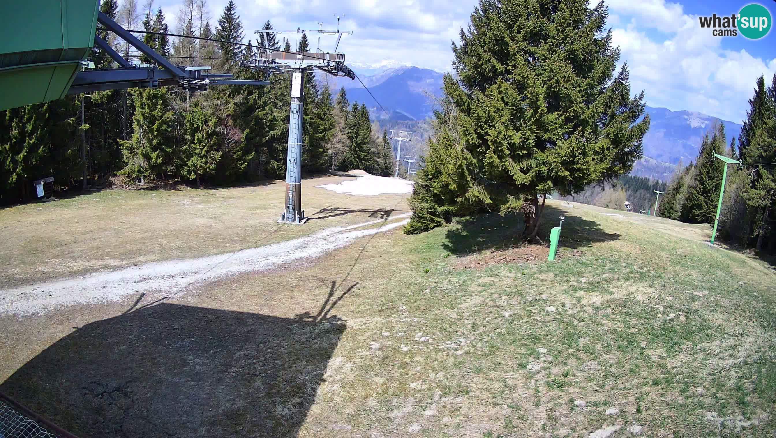 Smušišče Cerkno spletna kamera Lom zgornja proga