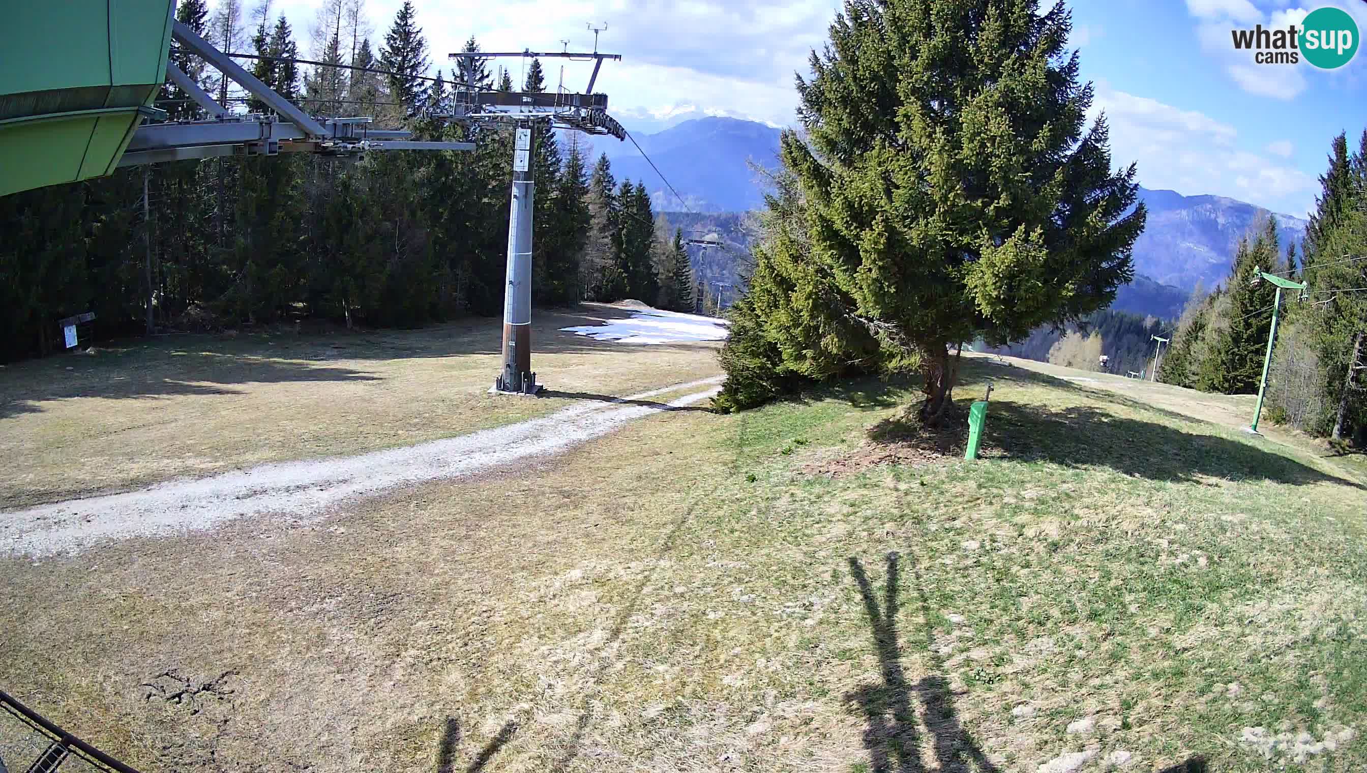 Smušišče Cerkno spletna kamera Lom zgornja proga