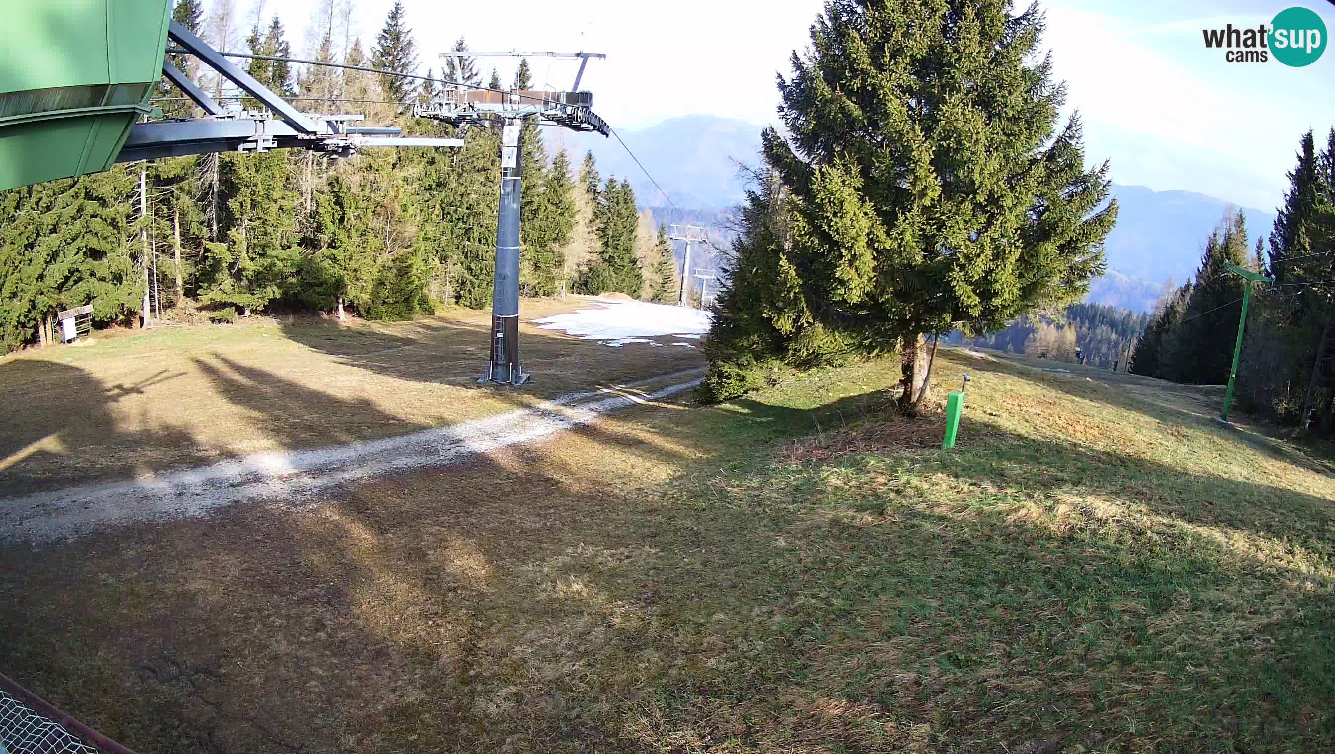 Smušišče Cerkno spletna kamera Lom zgornja proga