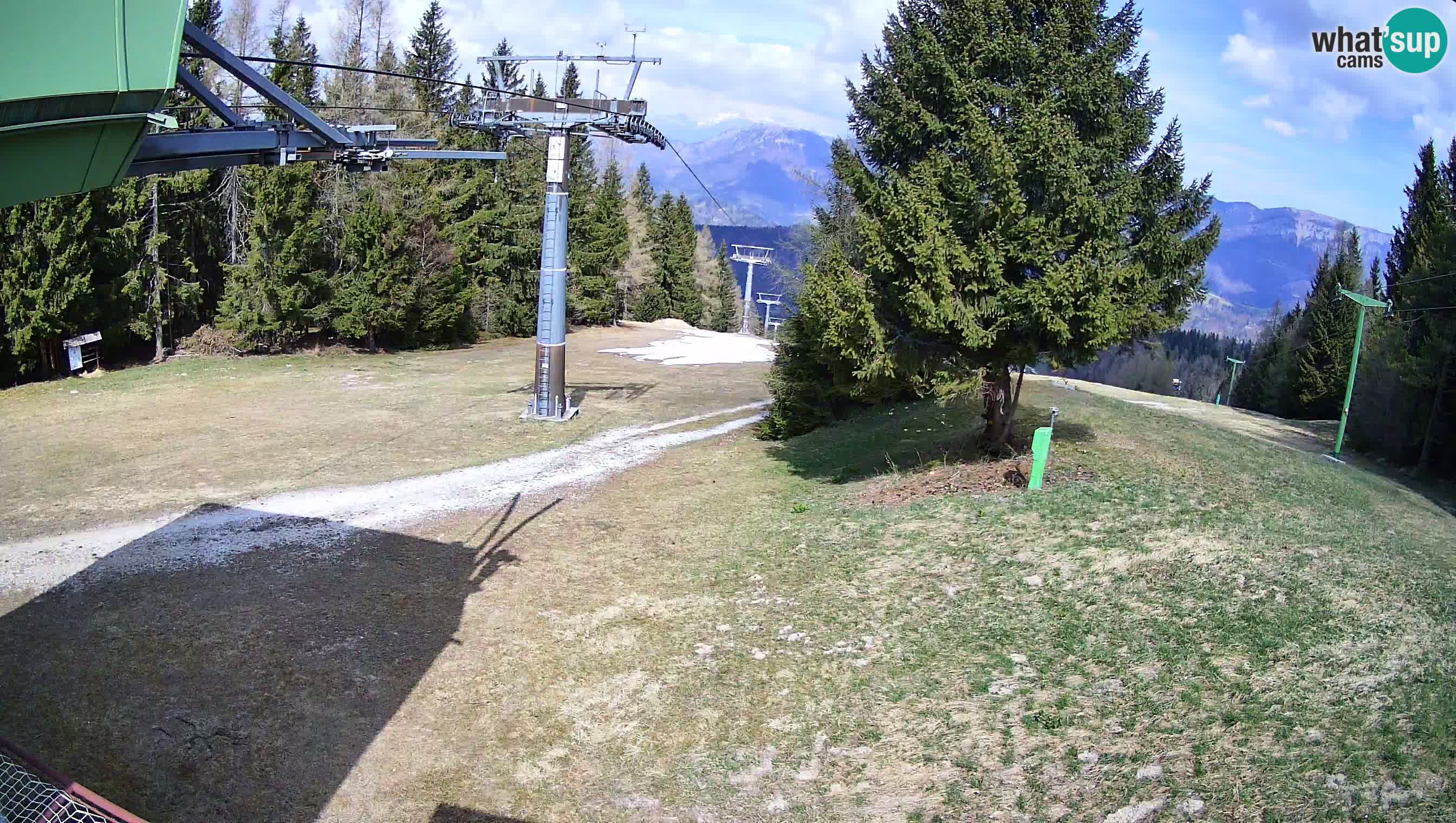 Smušišče Cerkno spletna kamera Lom zgornja proga