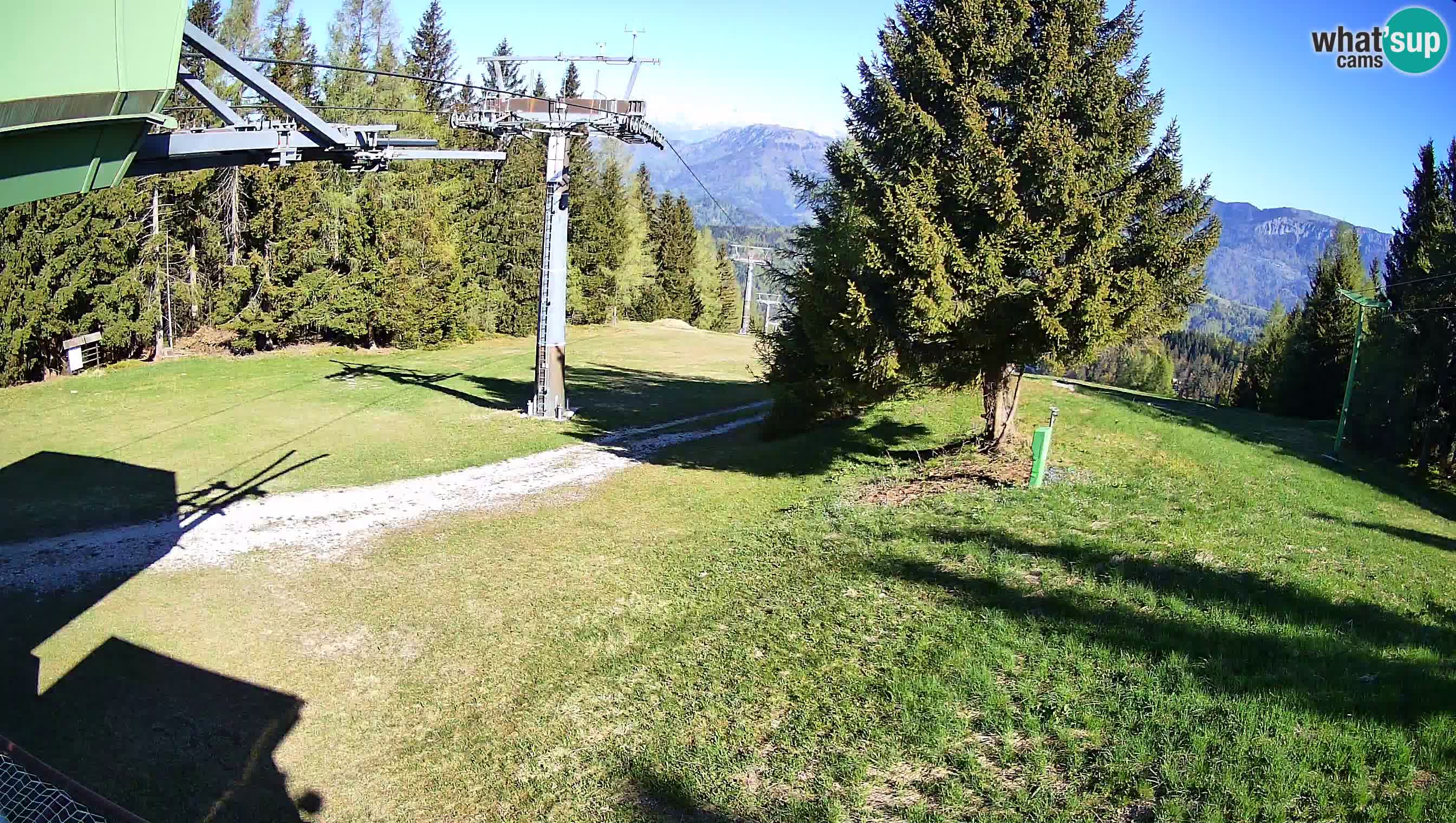 Smušišče Cerkno spletna kamera Lom zgornja proga