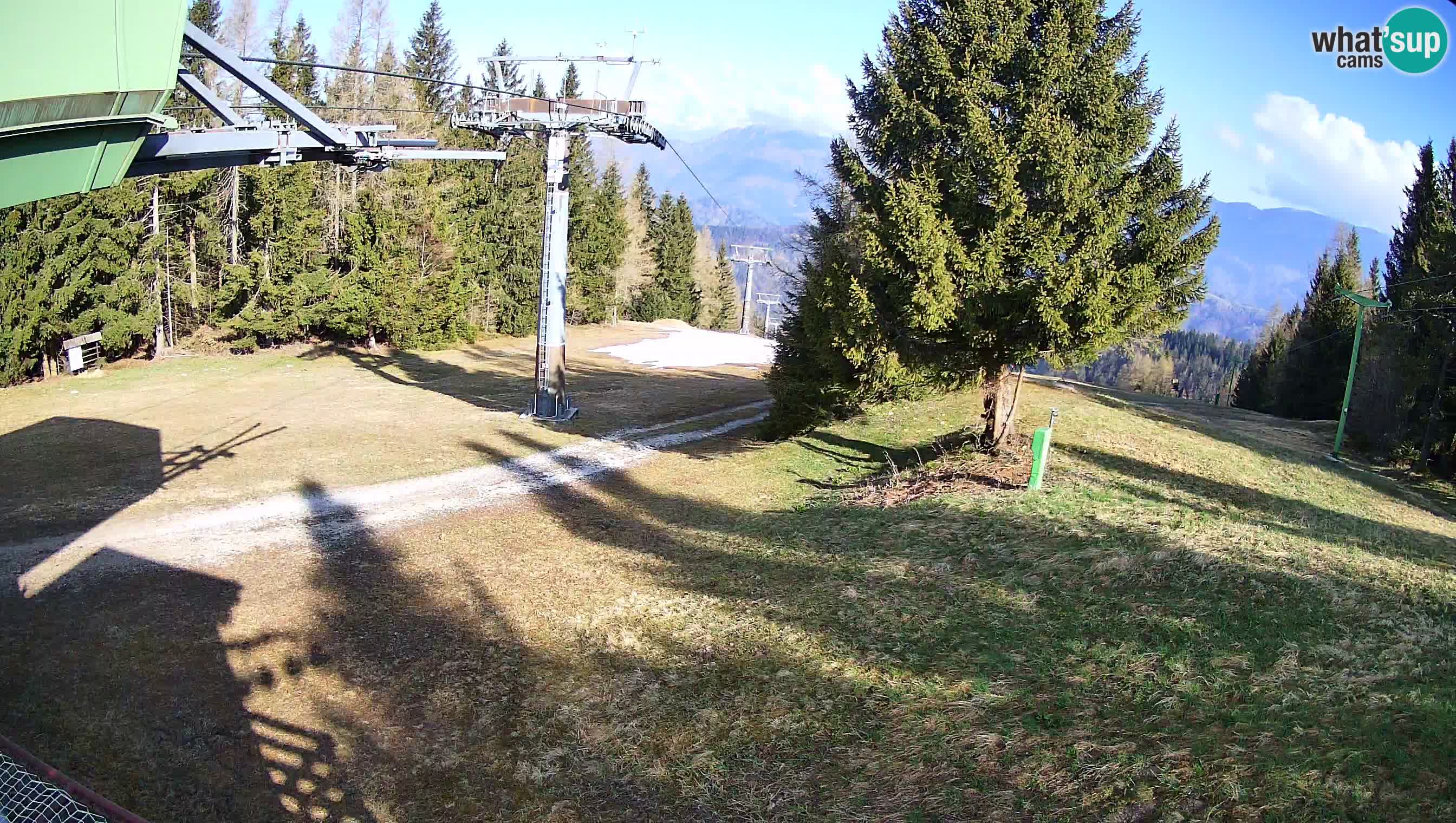 Smušišče Cerkno spletna kamera Lom zgornja proga