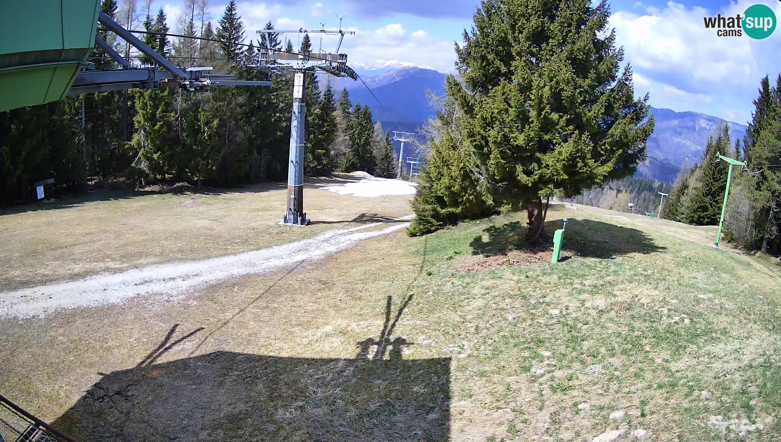 Smušišče Cerkno spletna kamera Lom zgornja proga