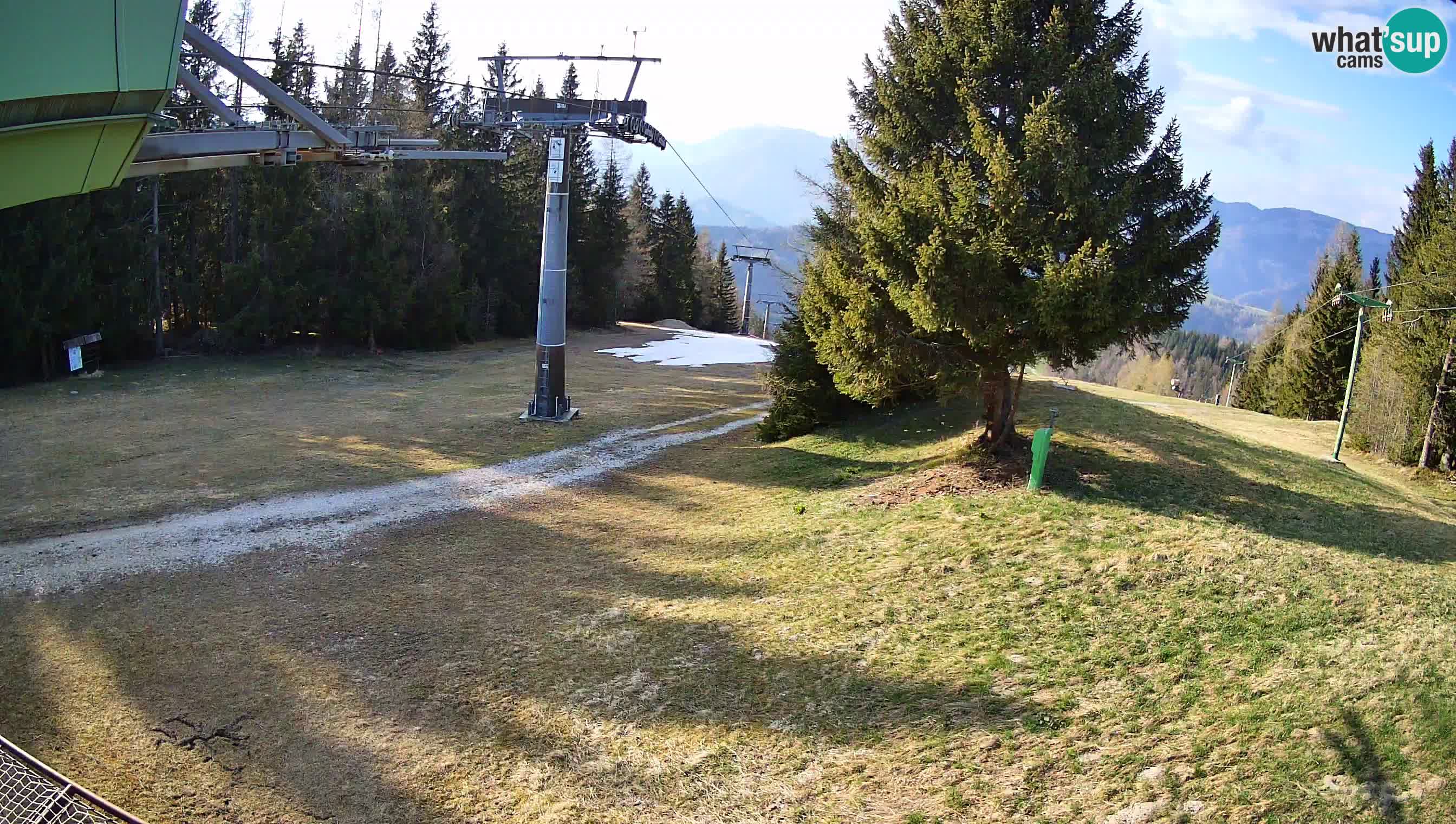 Smušišče Cerkno spletna kamera Lom zgornja proga