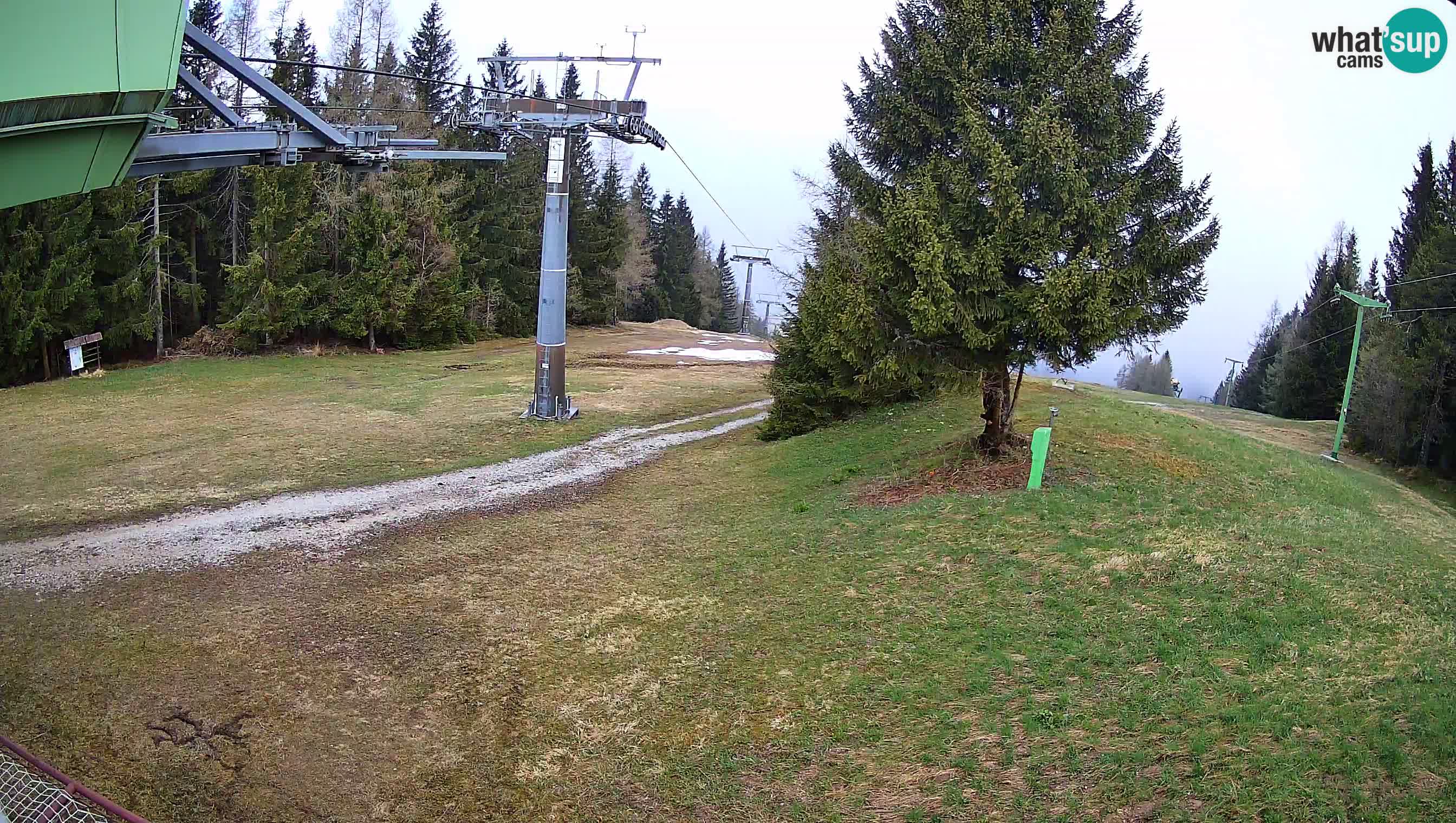 Smušišče Cerkno spletna kamera Lom zgornja proga