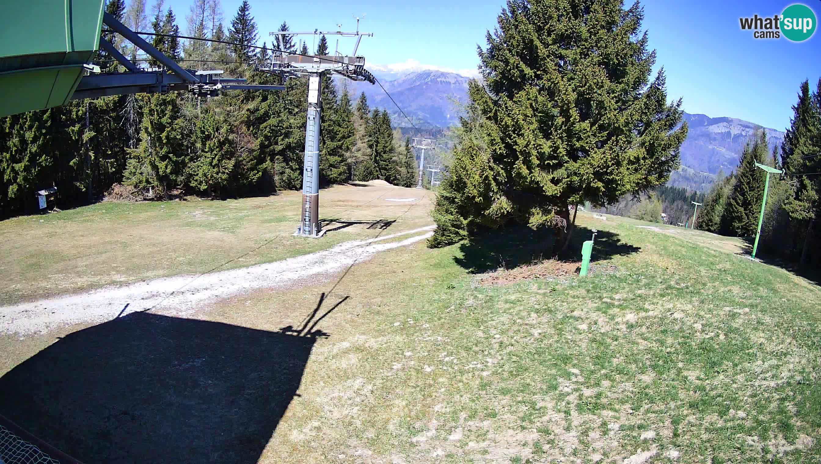 Smušišče Cerkno spletna kamera Lom zgornja proga