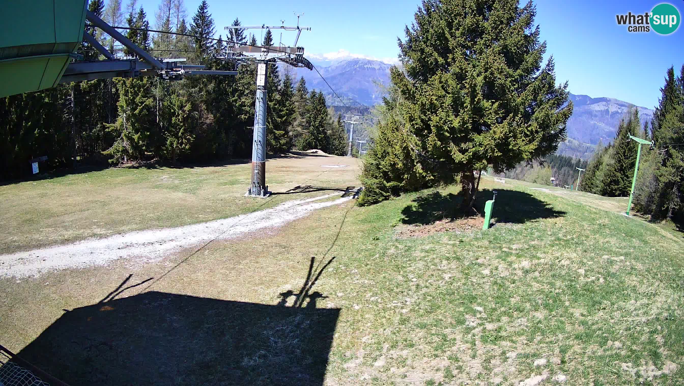 Smušišče Cerkno spletna kamera Lom zgornja proga