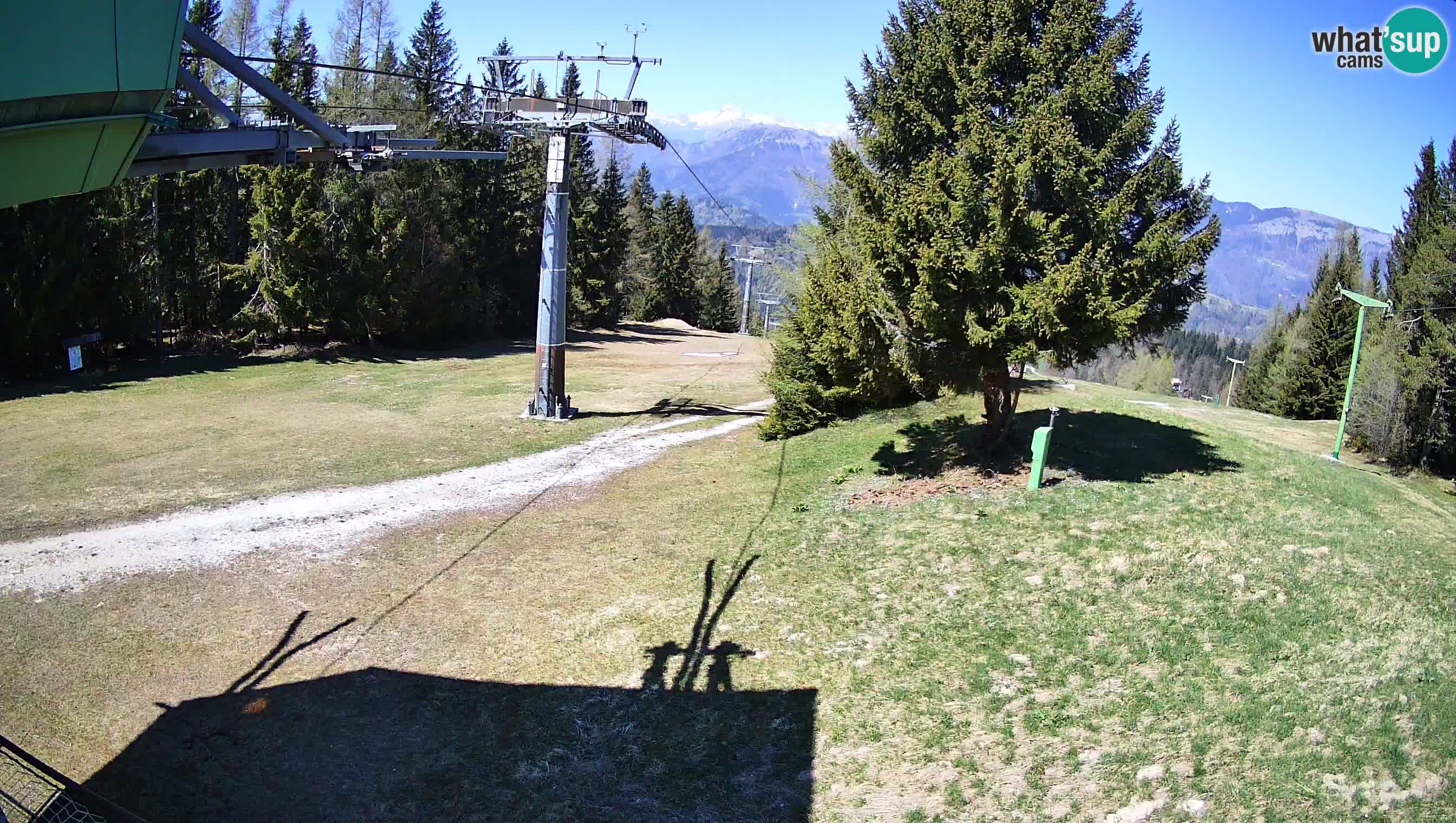 Smušišče Cerkno spletna kamera Lom zgornja proga