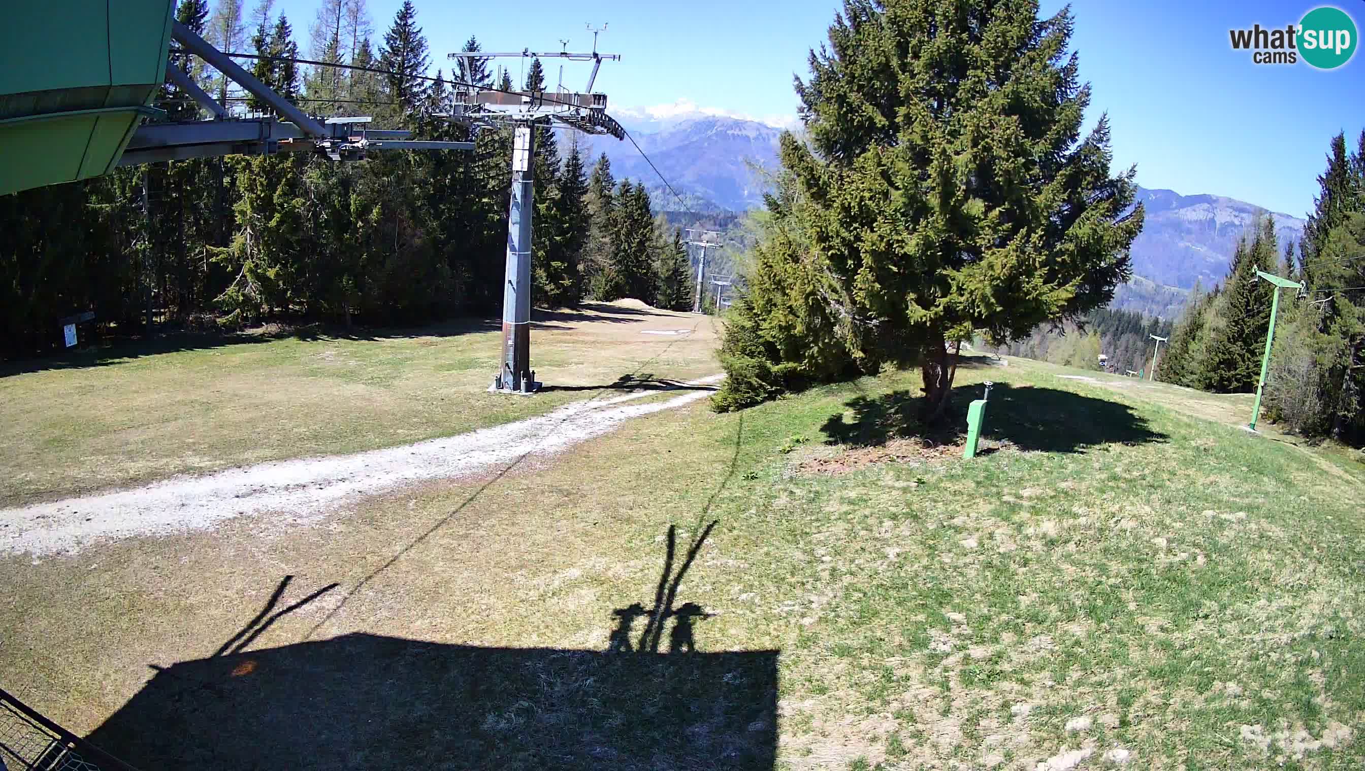 Smušišče Cerkno spletna kamera Lom zgornja proga